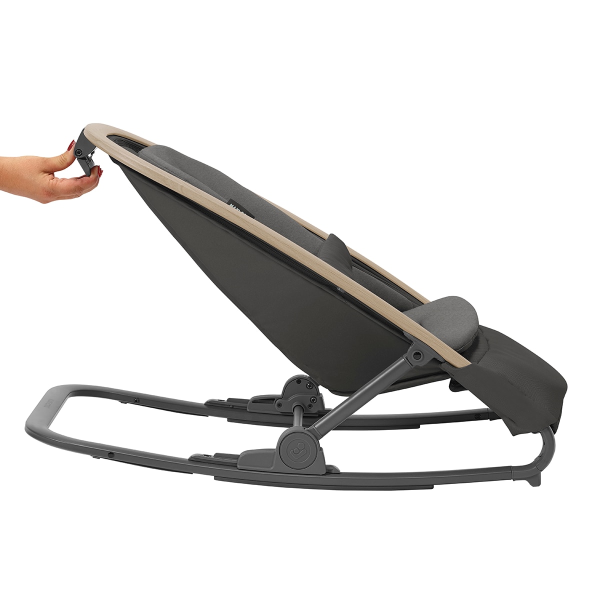 Hamaca Kori Maxi-Cosi con arco de juegos, hasta los 15kg - Gris oscuro Gris oscuro-10