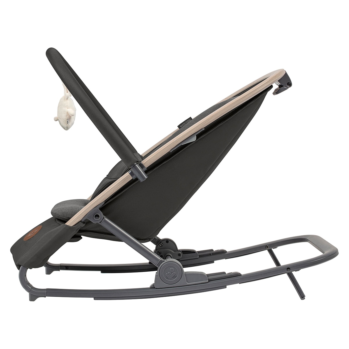 Hamaca Kori Maxi-Cosi con arco de juegos, hasta los 15kg - Gris oscuro Gris oscuro-15