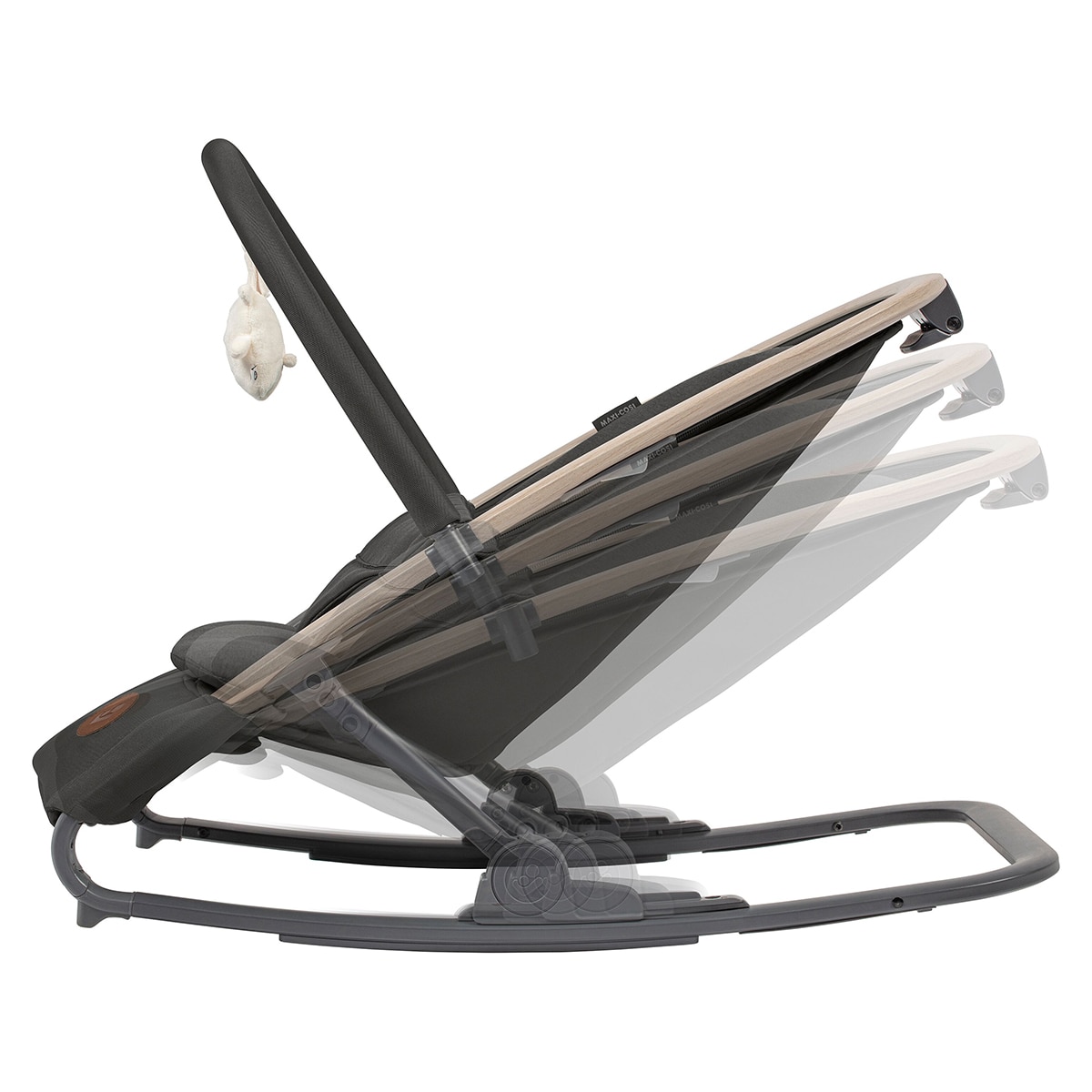 Hamaca Kori Maxi-Cosi con arco de juegos, hasta los 15kg - Gris oscuro Gris oscuro-21