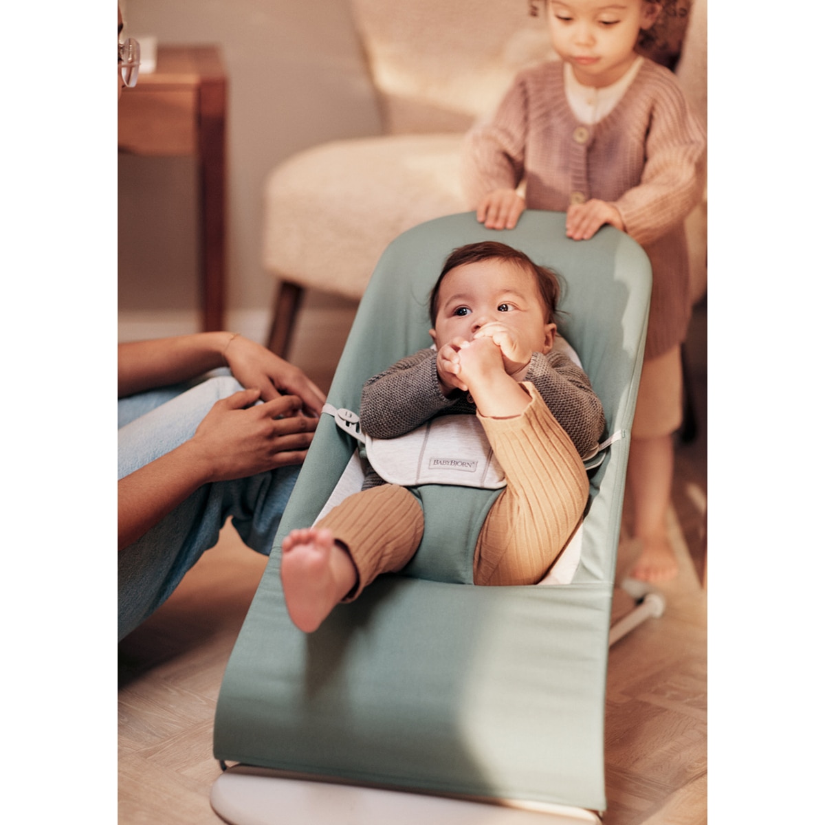 Rede Balance Soft, Tecido Woven/Jersey Verde-claro-6