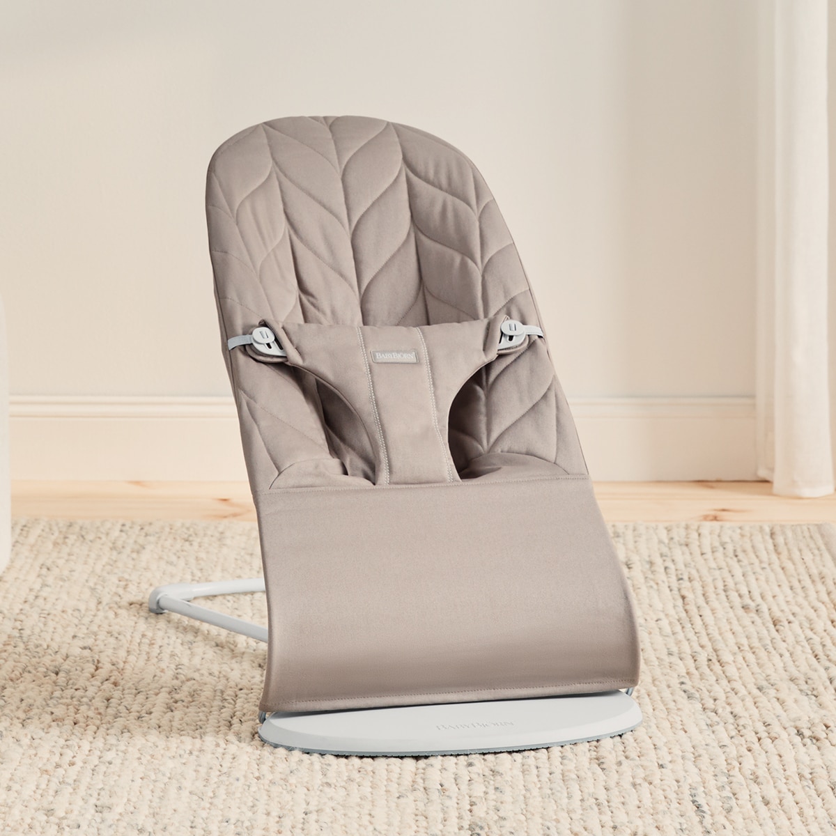Hamaca Bliss BabyBjörn tejido Woven acolchado pétalo - Gris Arena Gris Arena-7