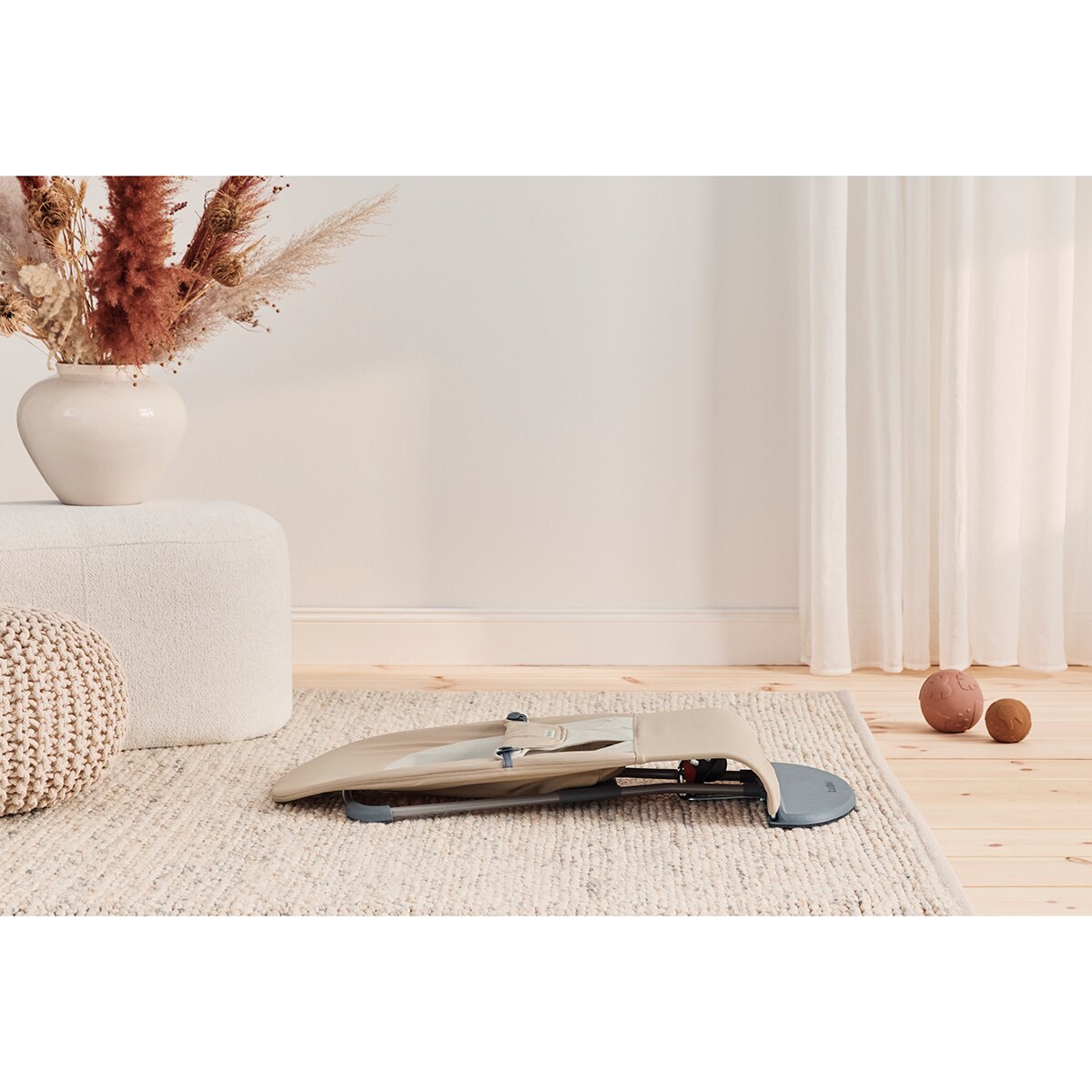 Espreguiçadeira Balance Soft em Tecido Woven Bege-6