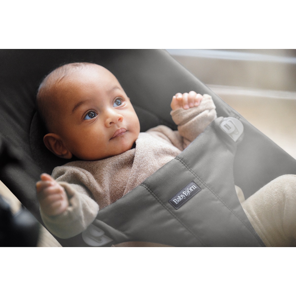 Hamaca BabyBjörn Balance Soft tri-Fabric - Gris oscuro Gris oscuro-6