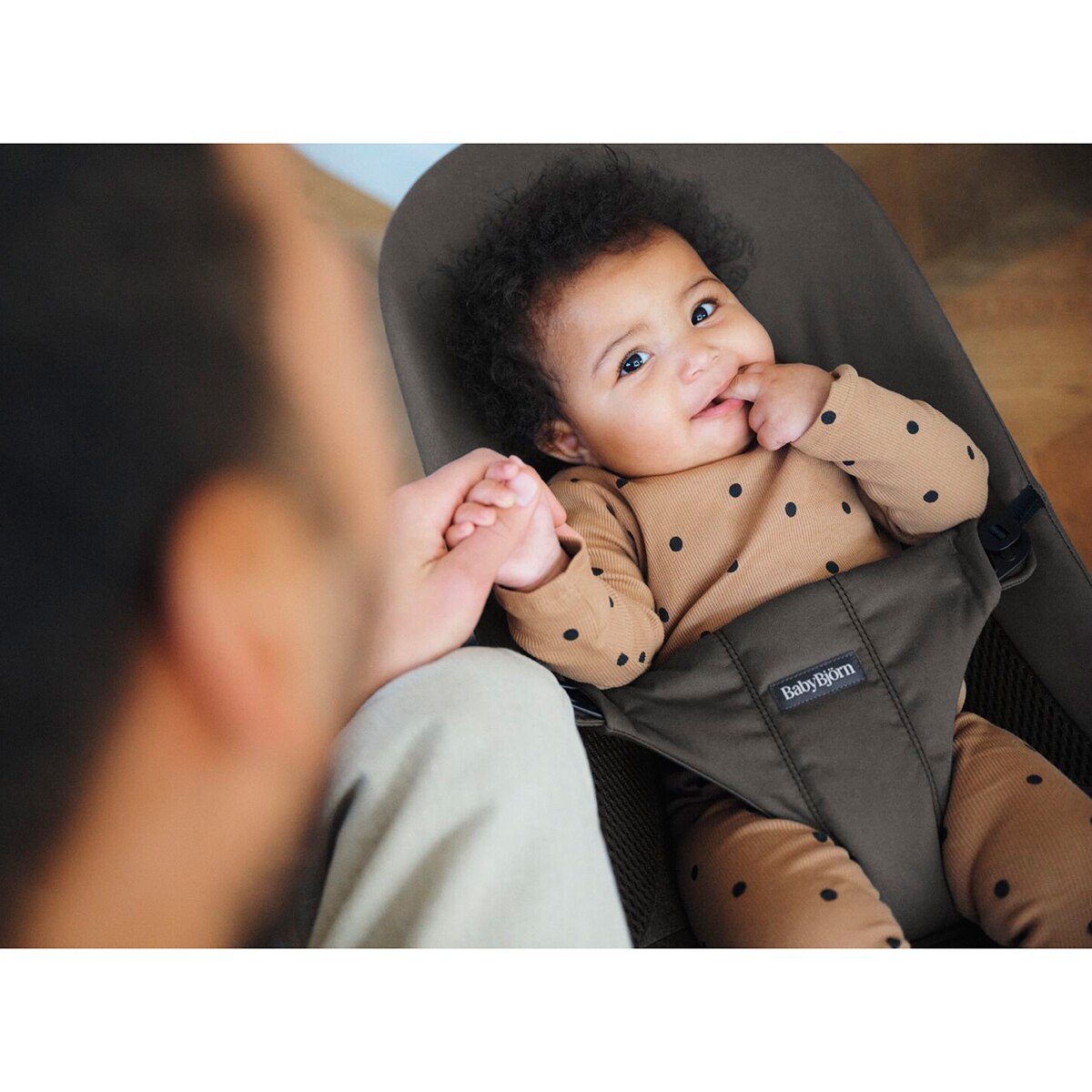 Hamaca BabyBjörn Balance Soft tri-Fabric - Gris oscuro Gris oscuro-12