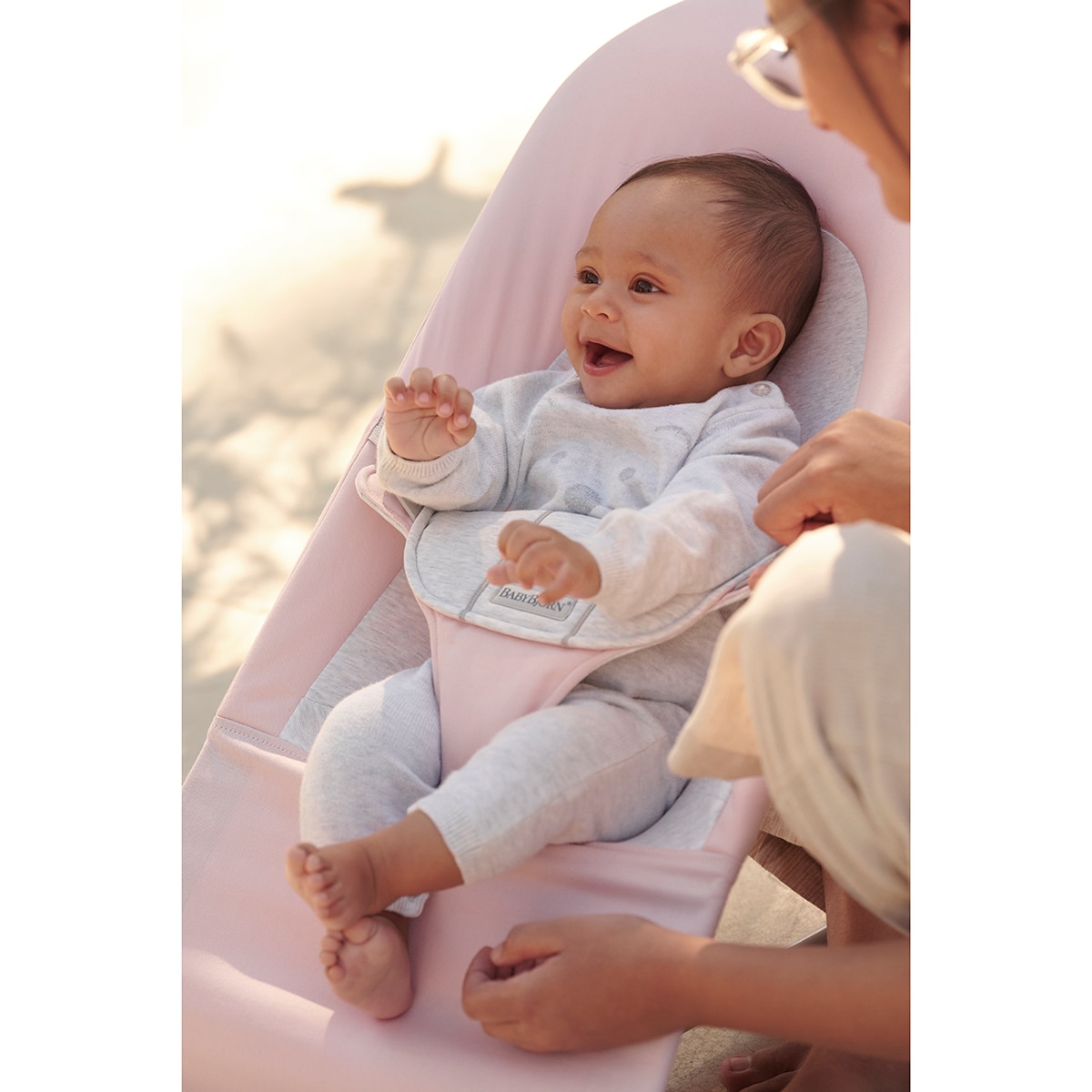 Rede Balance Soft Tecido Woven/Jersey Rosa-claro-5