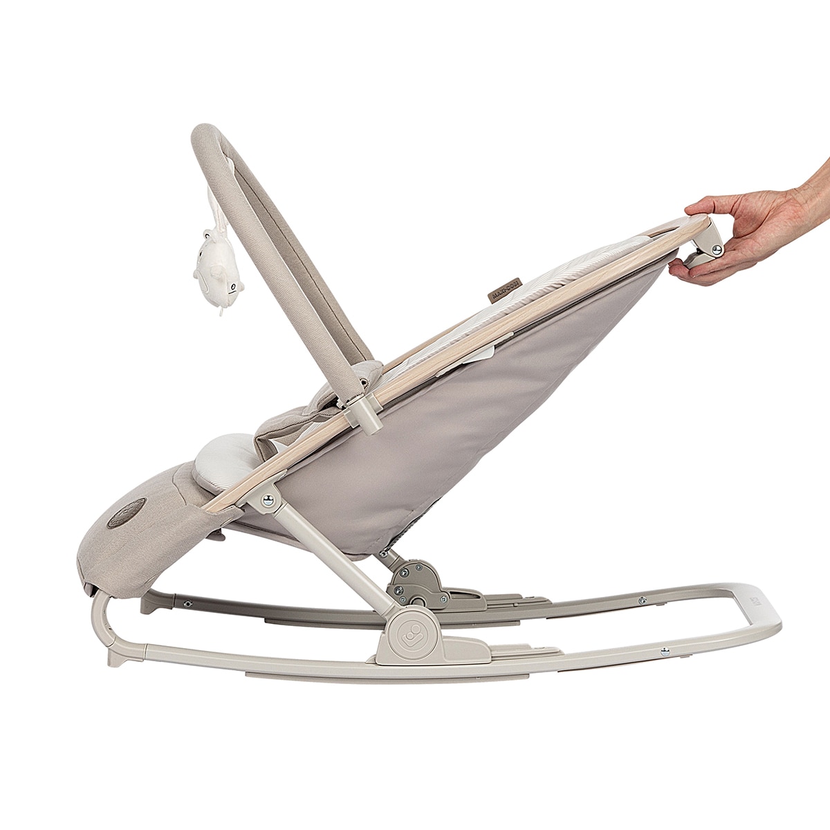 Hamaca Kori Maxi-Cosi con arco de juegos, hasta los 15kg - Beige Sierra Beige Sierra-3