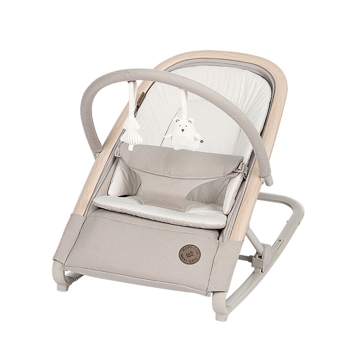 Hamaca Kori Maxi-Cosi con arco de juegos, hasta los 15kg - Beige Sierra Beige Sierra-11
