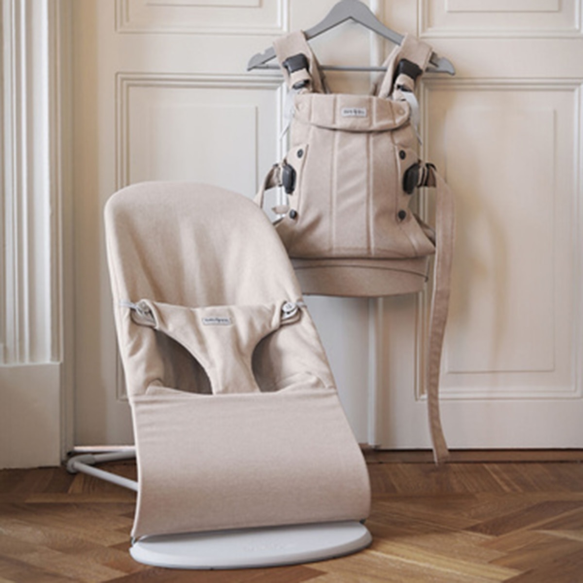 Imagen 4 de Hamaca Bliss BabyBjörn tejido Woven melange - Beige Beige Sierra