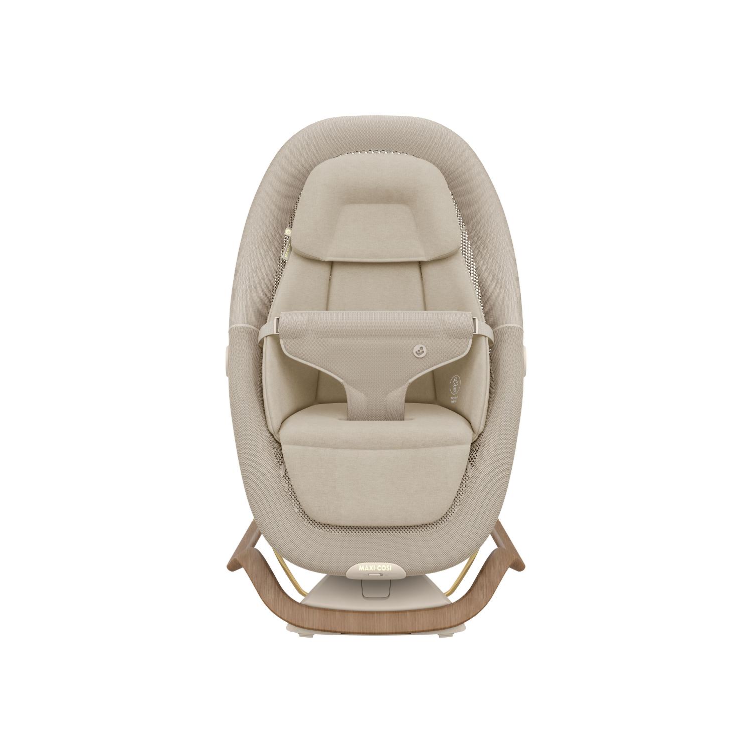 Espreguiçadeira de Baloiço DOVE PRO, Posição Inferior 0-7 kg, Posição Superior <15 kg, 0-3 Anos Bege-6