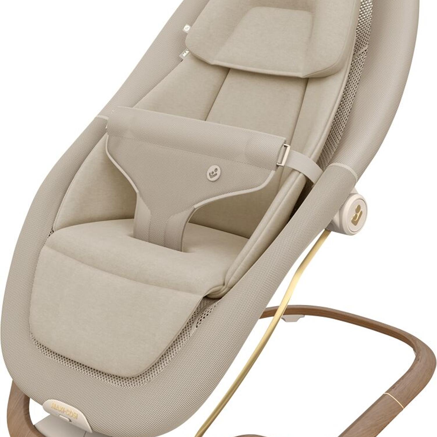 Espreguiçadeira de Baloiço DOVE PRO, Posição Inferior 0-7 kg, Posição Superior <15 kg, 0-3 Anos Bege-7
