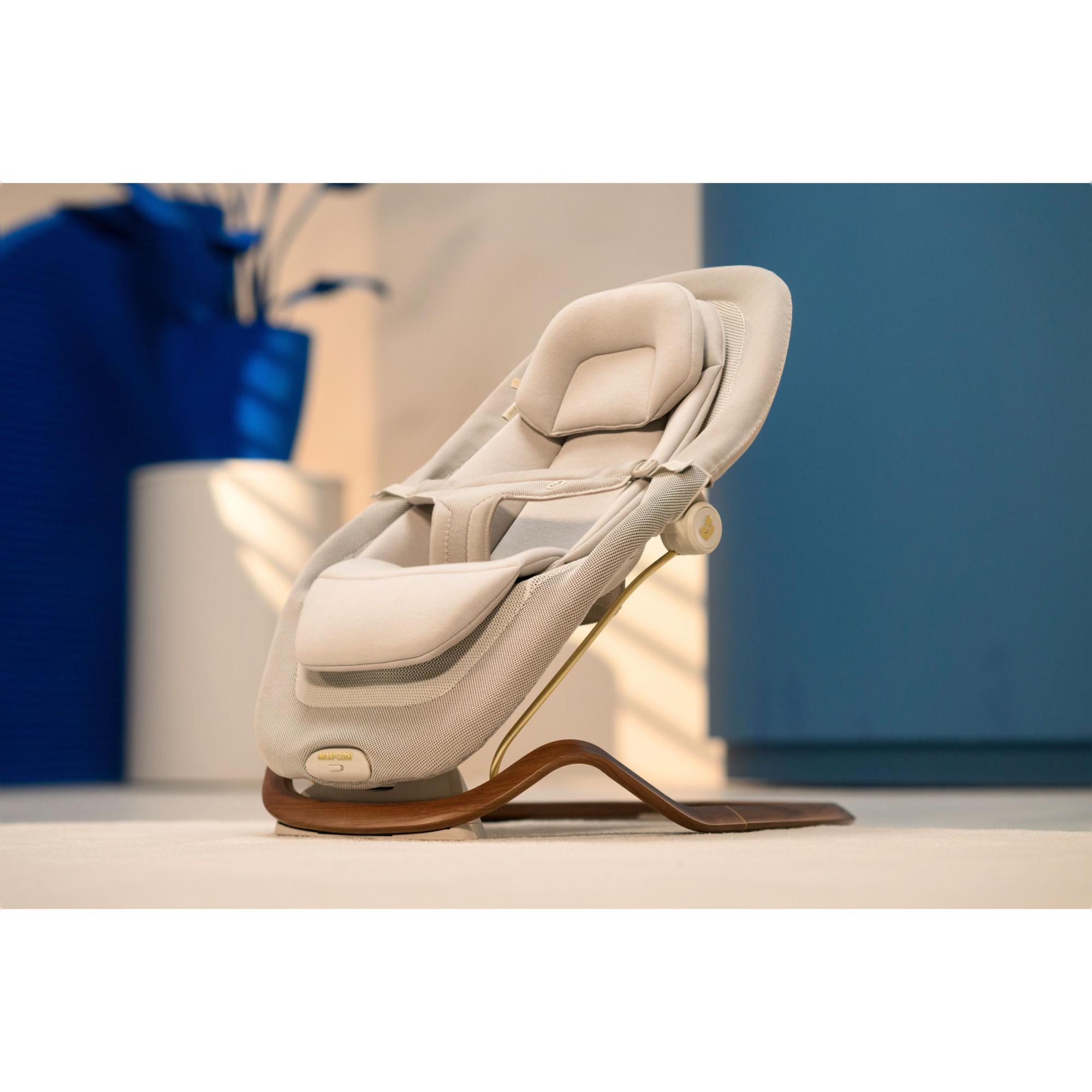 Espreguiçadeira de Baloiço DOVE PRO, Posição Inferior 0-7 kg, Posição Superior <15 kg, 0-3 Anos Bege-15