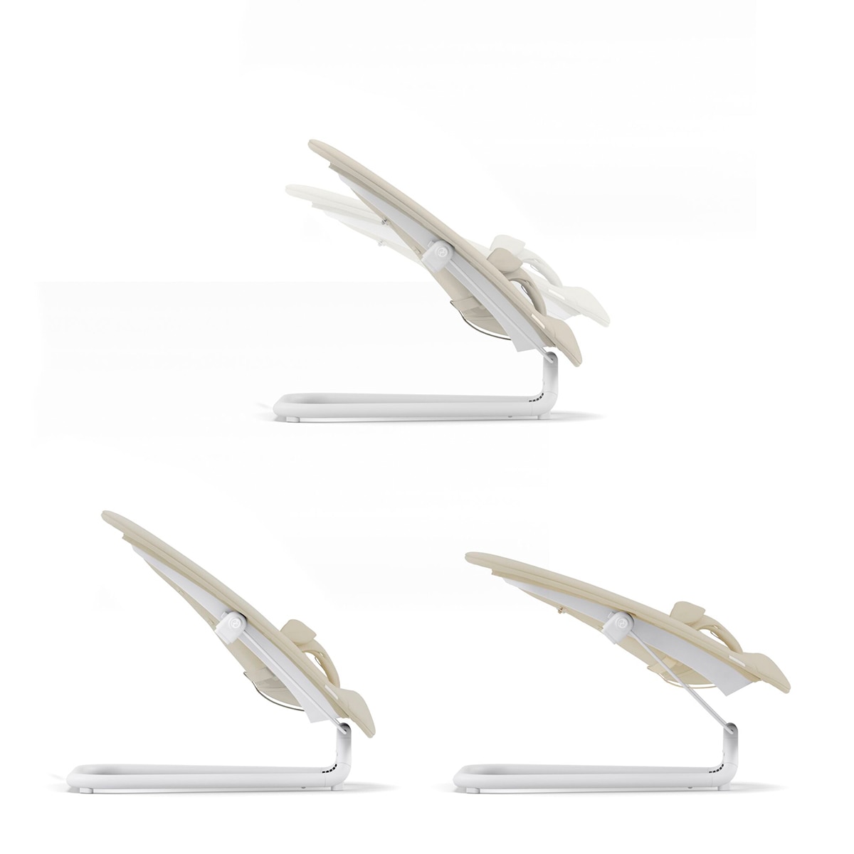 Espreguiçadeira Gold Bouncer Branco-3