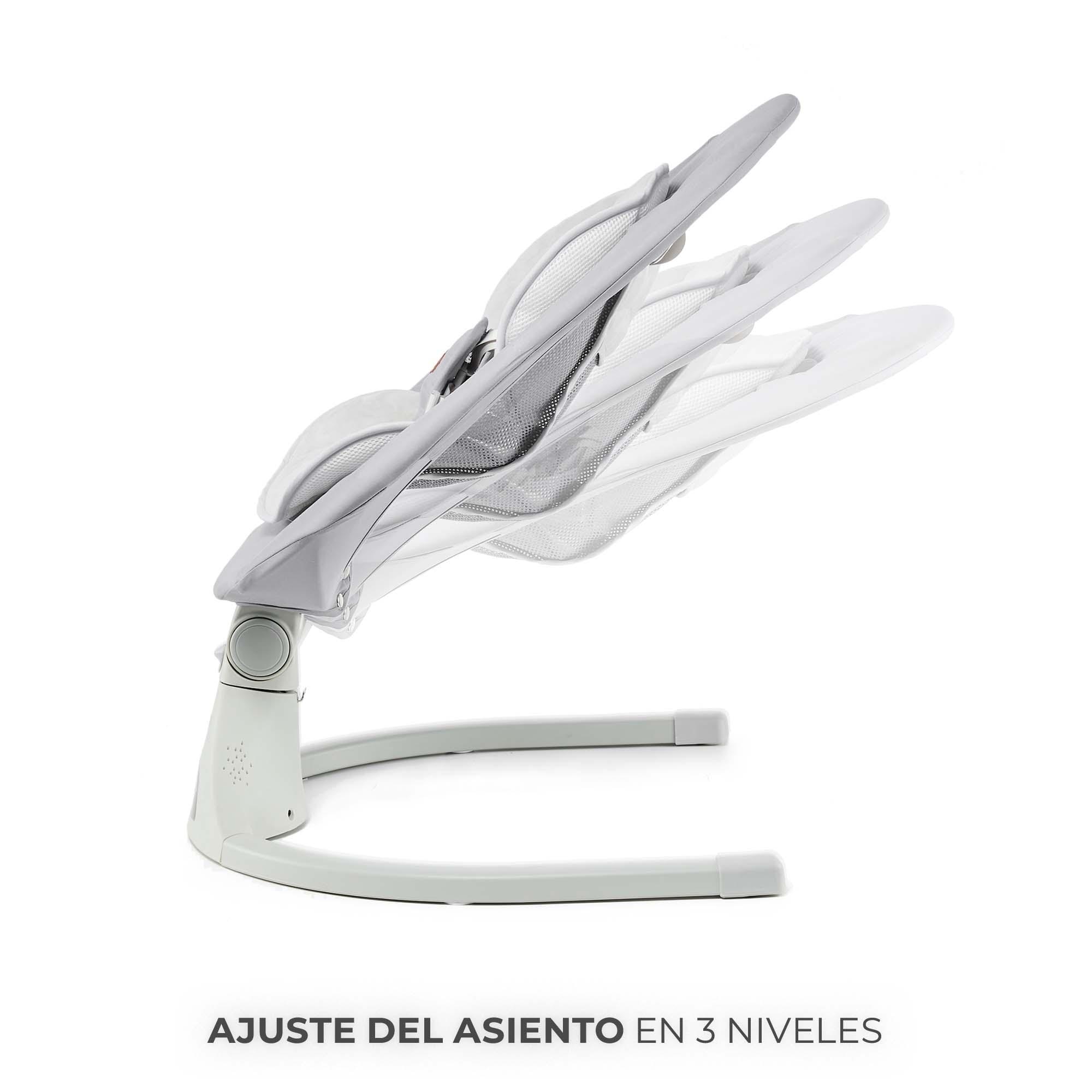 Hamaca de bebé electrónica Kinderkraft TULSY - Gris Gris-7