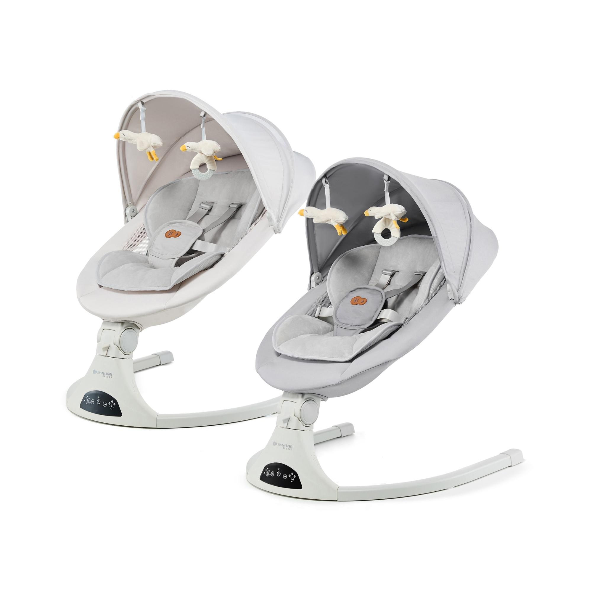 Hamaca de bebé electrónica Kinderkraft TULSY - Gris Gris-14