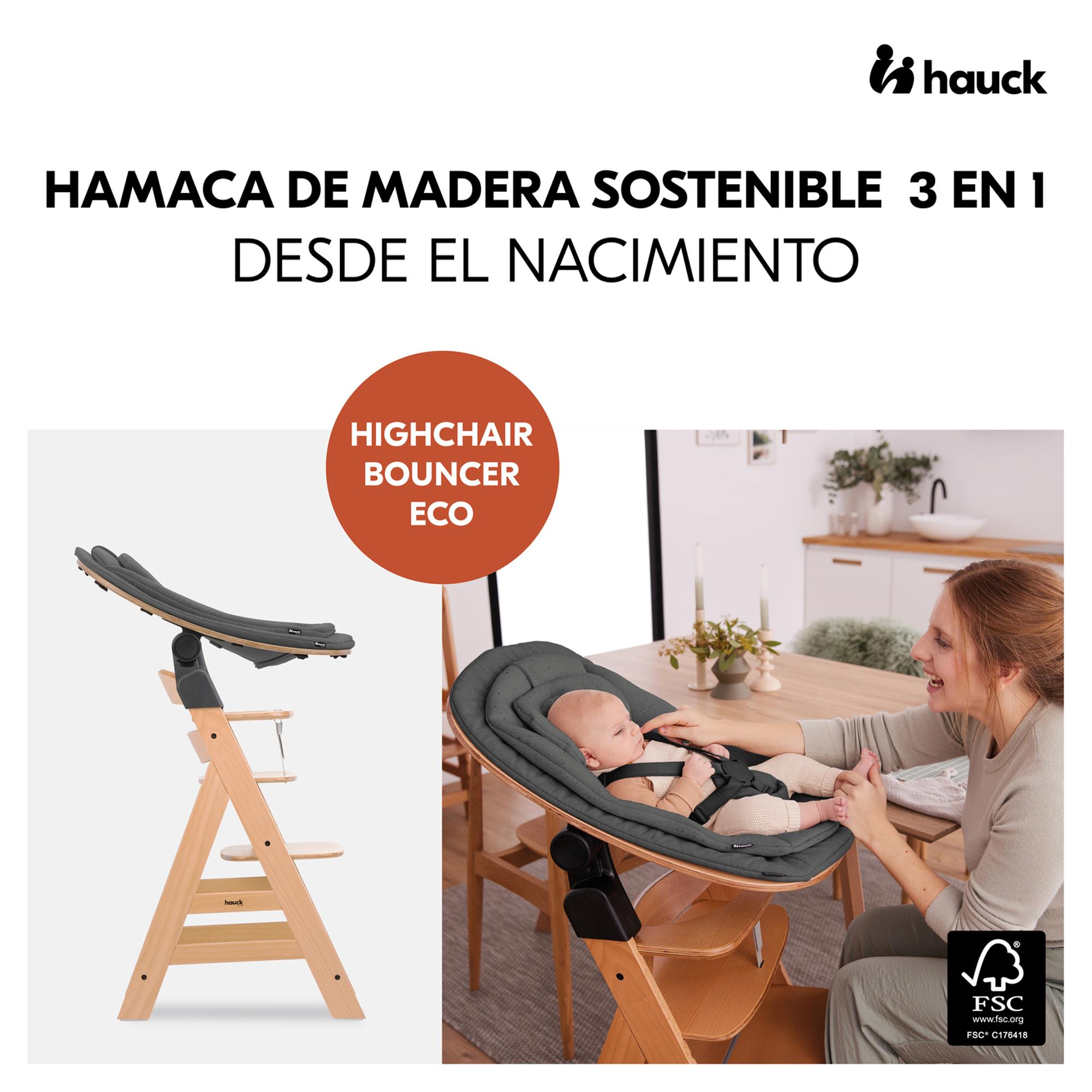 Espreguiçadeira para Cadeira de Refeição Evolutiva Eco Deep Grey Cinzento-escuro-3