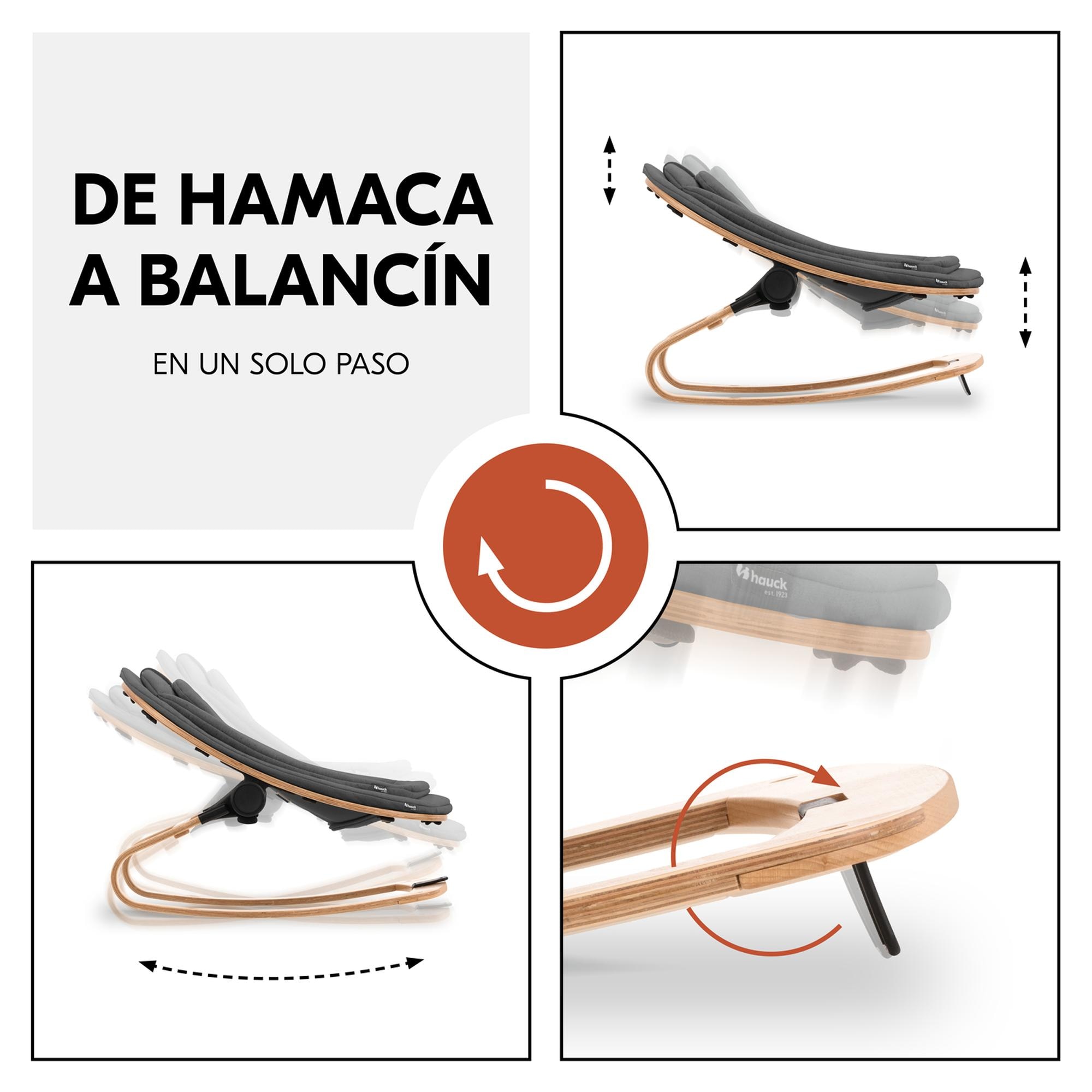 Espreguiçadeira para Cadeira de Refeição Evolutiva Eco Deep Grey Cinzento-escuro-6
