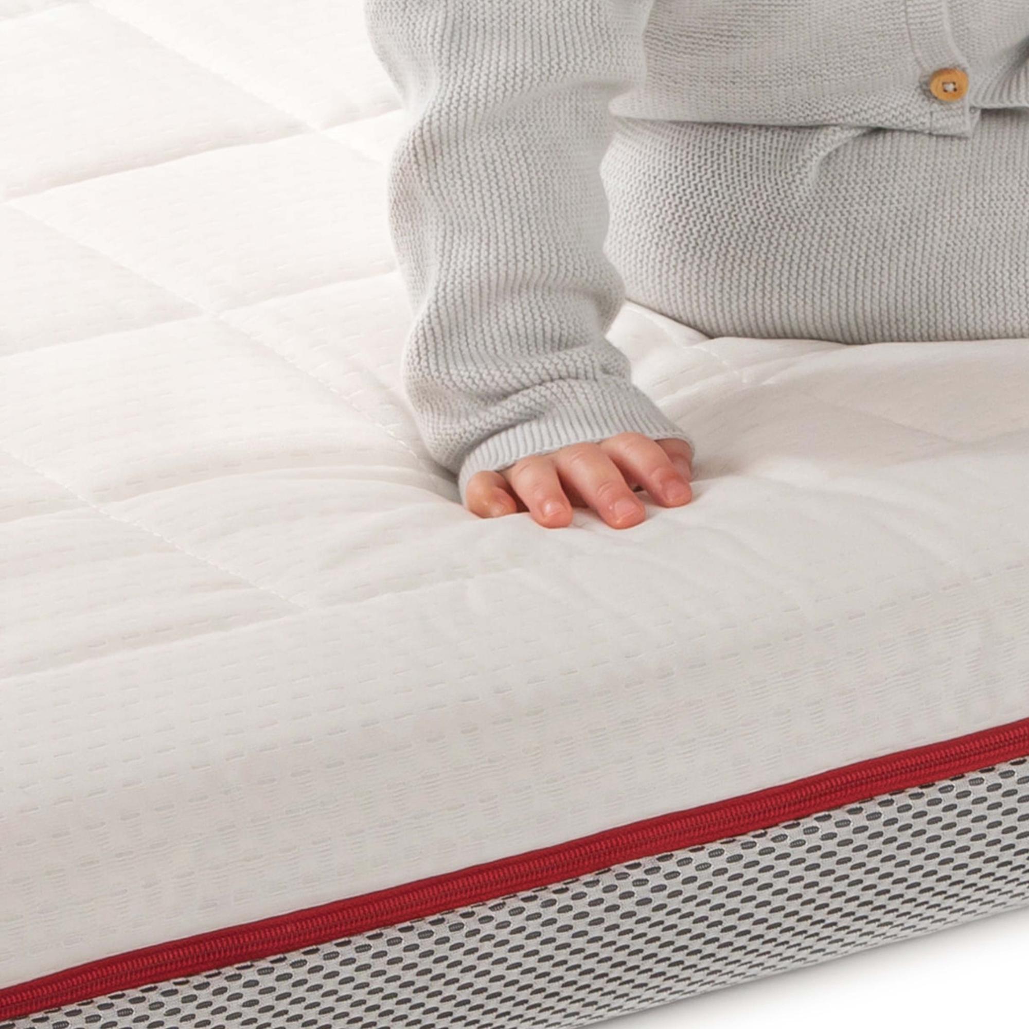 Colchón Ecus Kids Pigü Antiplagiocefalia transpirable (disponible en varias medidas) - Blanco Blanco-5