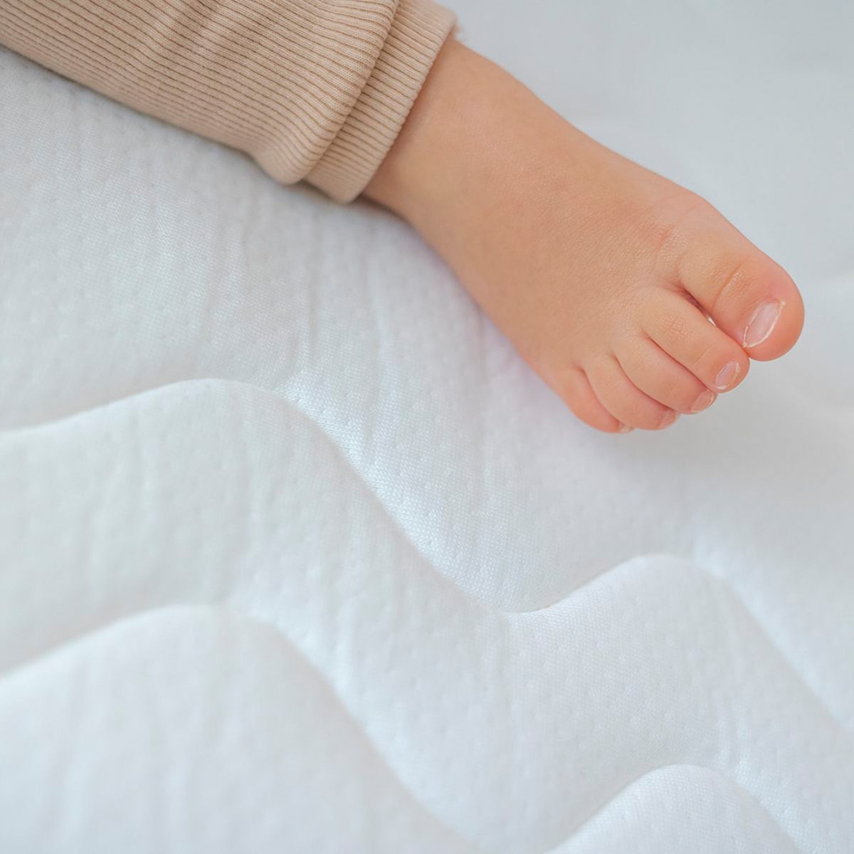 Colchón para Cuna Ecus Kids Lupi Visco Cool blanco/gris (disponible en varias medidas) - Blanco / Gris Blanco / Gris-5