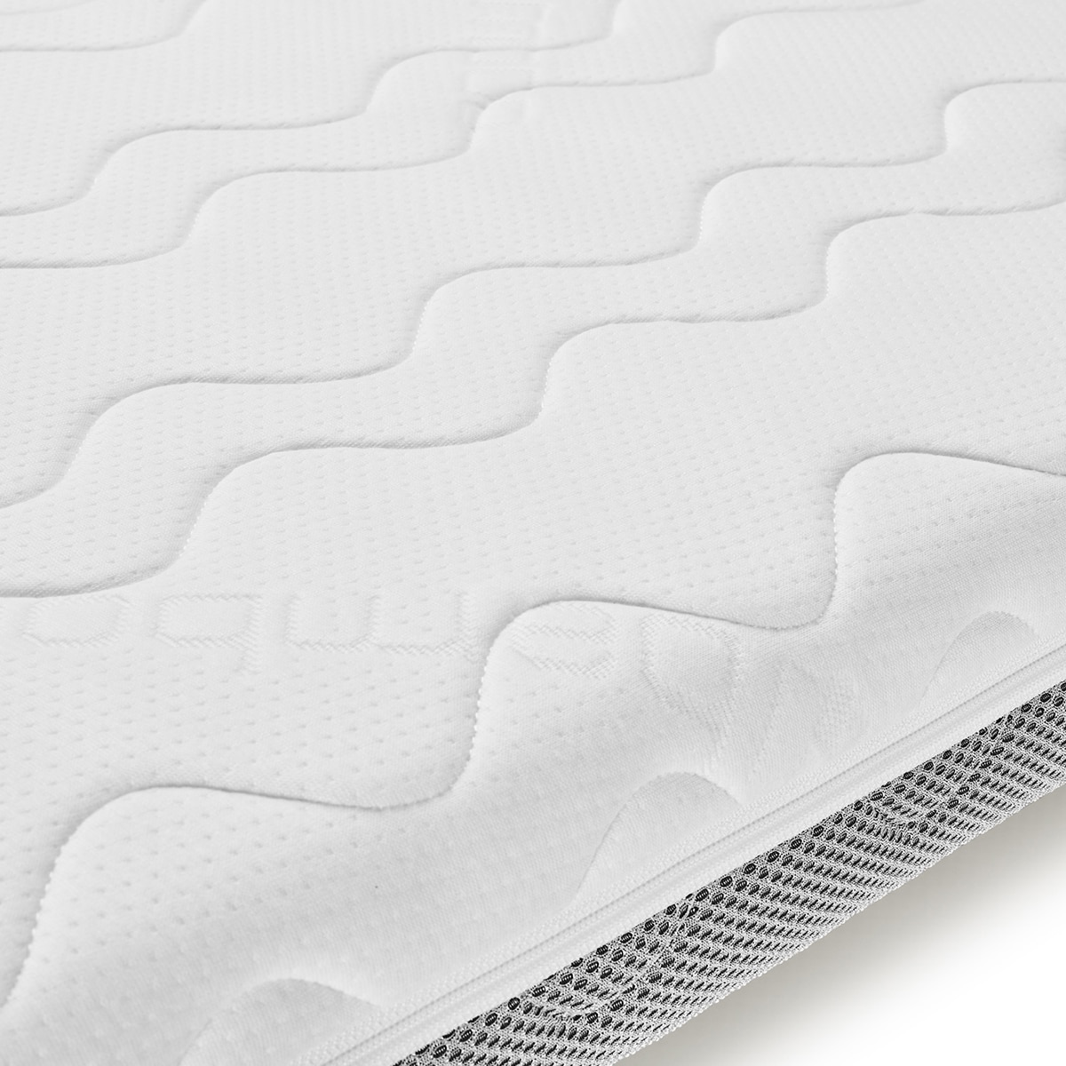 Colchón para Cuna Ecus Kids Lupi Visco Cool blanco/gris (disponible en varias medidas) - Blanco / Gris Blanco / Gris-9
