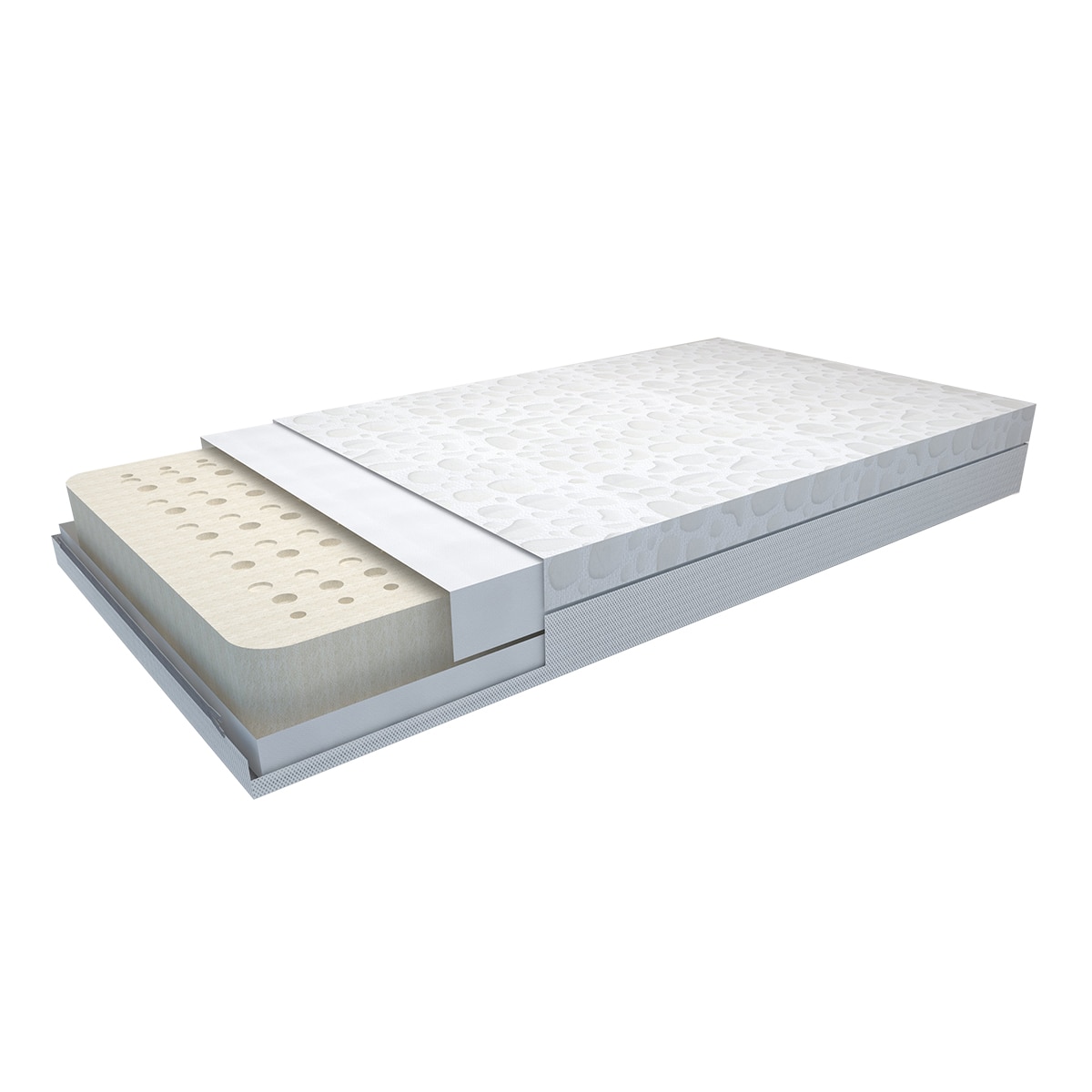 Colchão para Berço látex branco Branco-2