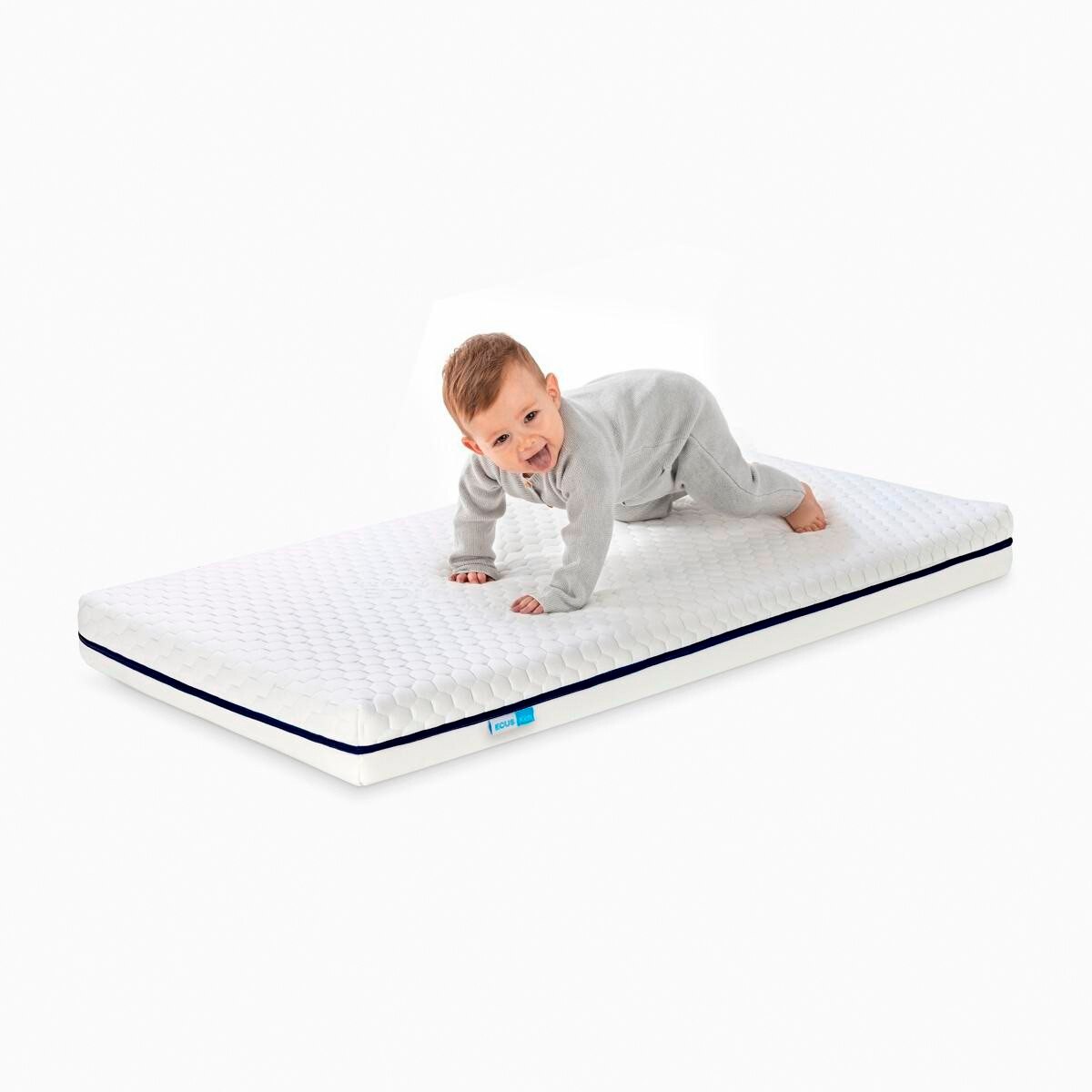 Colchón para Cuna Ecus kids Visco Mimo (disponible en varias medidas) - Blanco Blanco-2