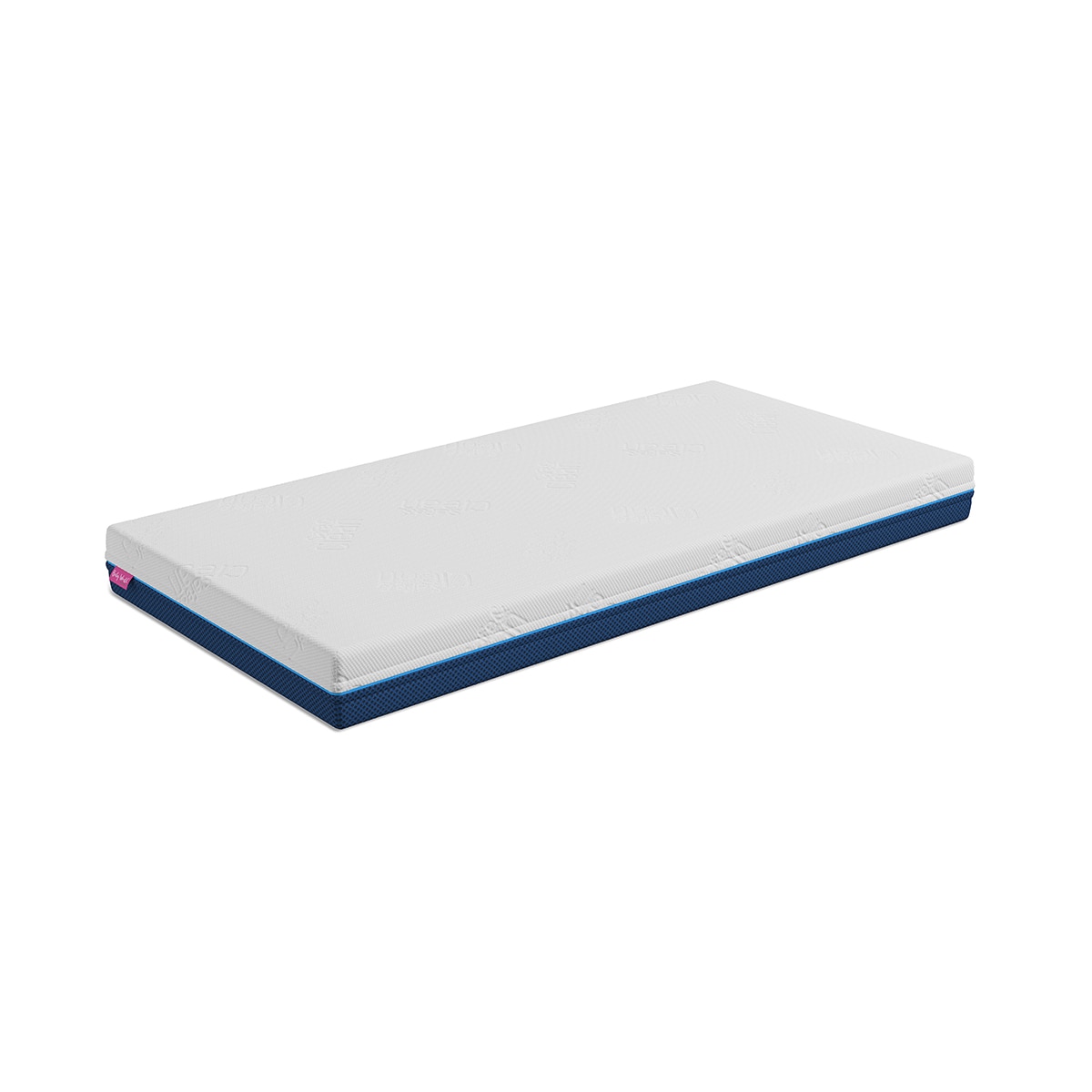 Colchão para Berço Safe Care - Azul-Marinho/Branco Branco / Azul-marinho-1