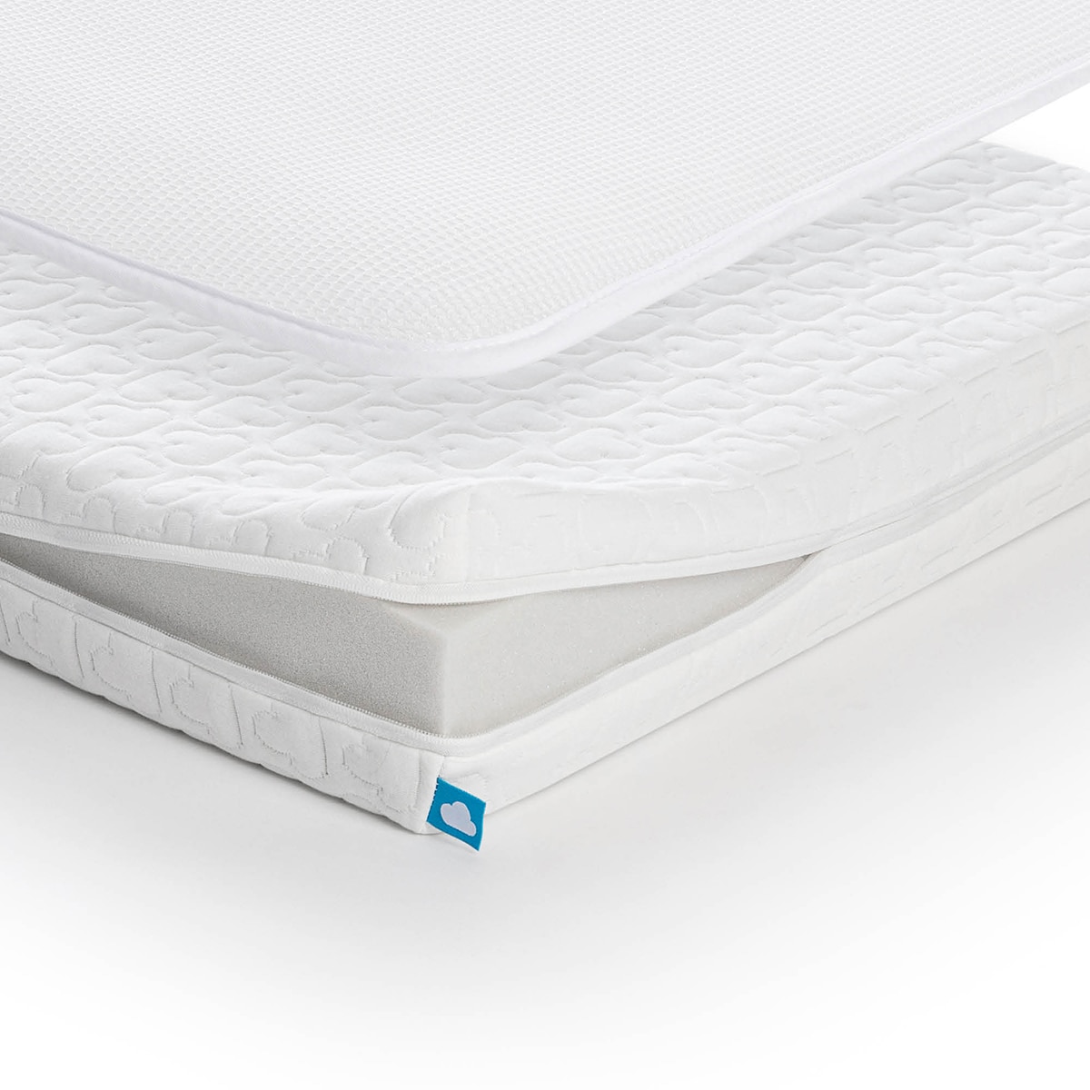 Colchón y Protector de Colchón Aerosleep Safe Sleep Pack Essential (disponible en varias medidas) - Blanco Blanco-3