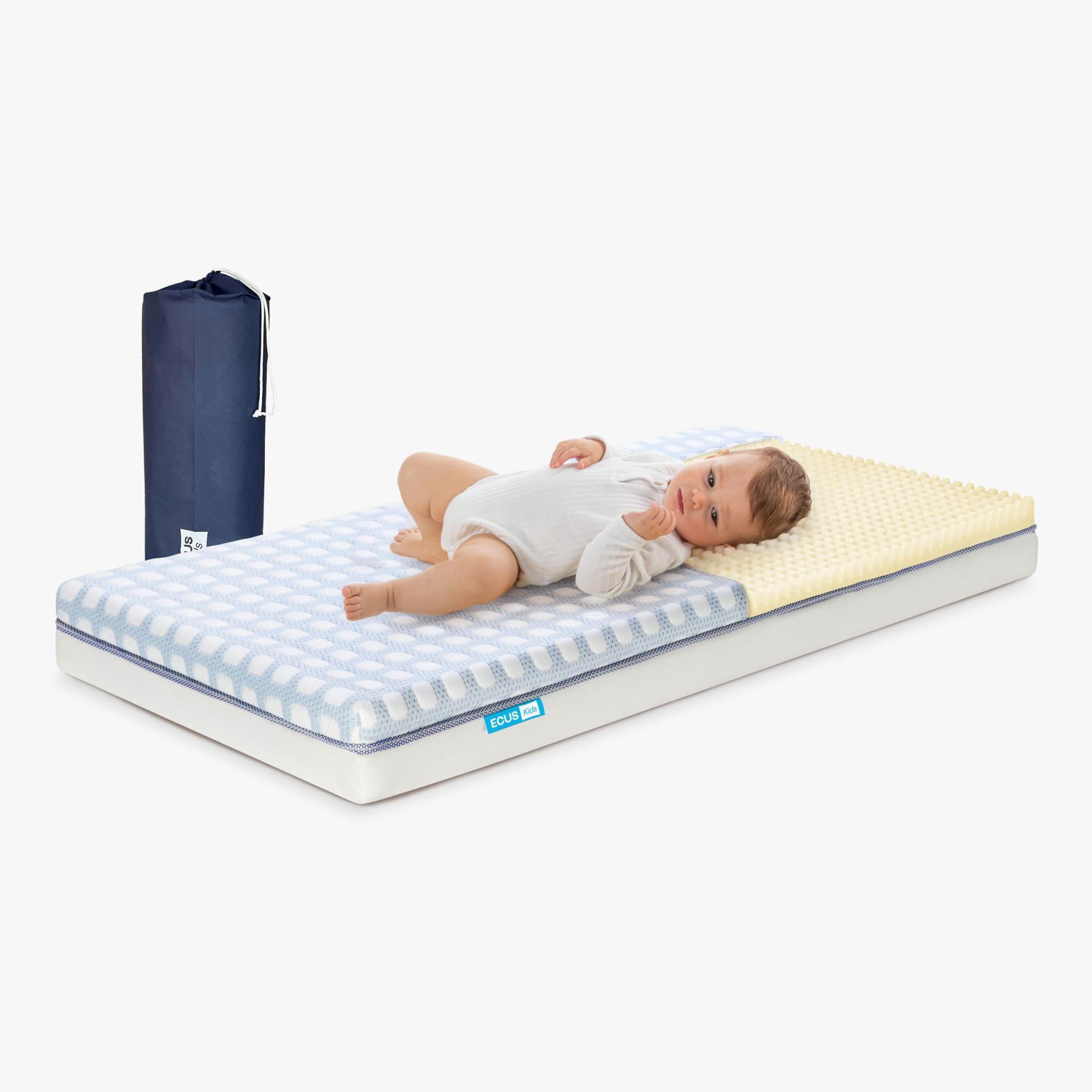 ECUS Kids - Colchón para Cuna Ecus Kids Care Ultimate blanco (disponible en varias medidas).