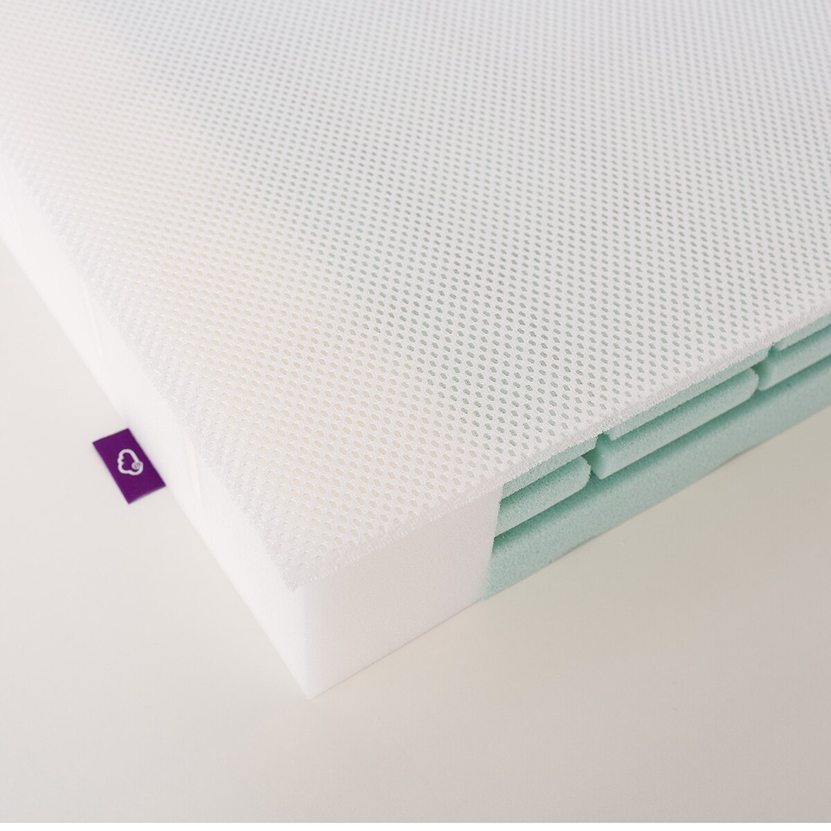 Colchão de Berço "Mar de Nuvens" - 57x117 Branco-8