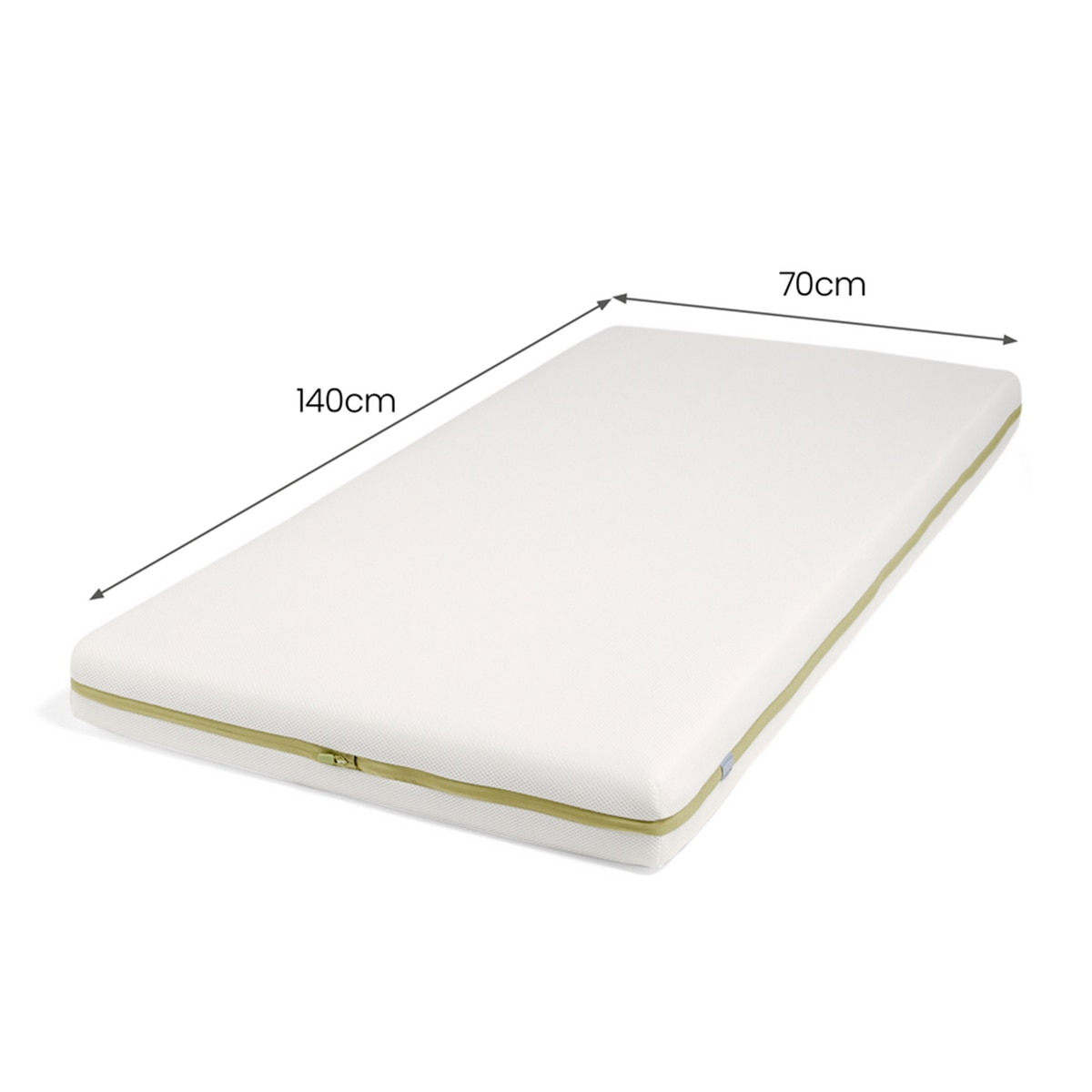 COLCHÓN CAMA CUNA MUELLES ENSACADOS PREMIUM DE MAMAS&PAPAS - Blanco Blanco-2