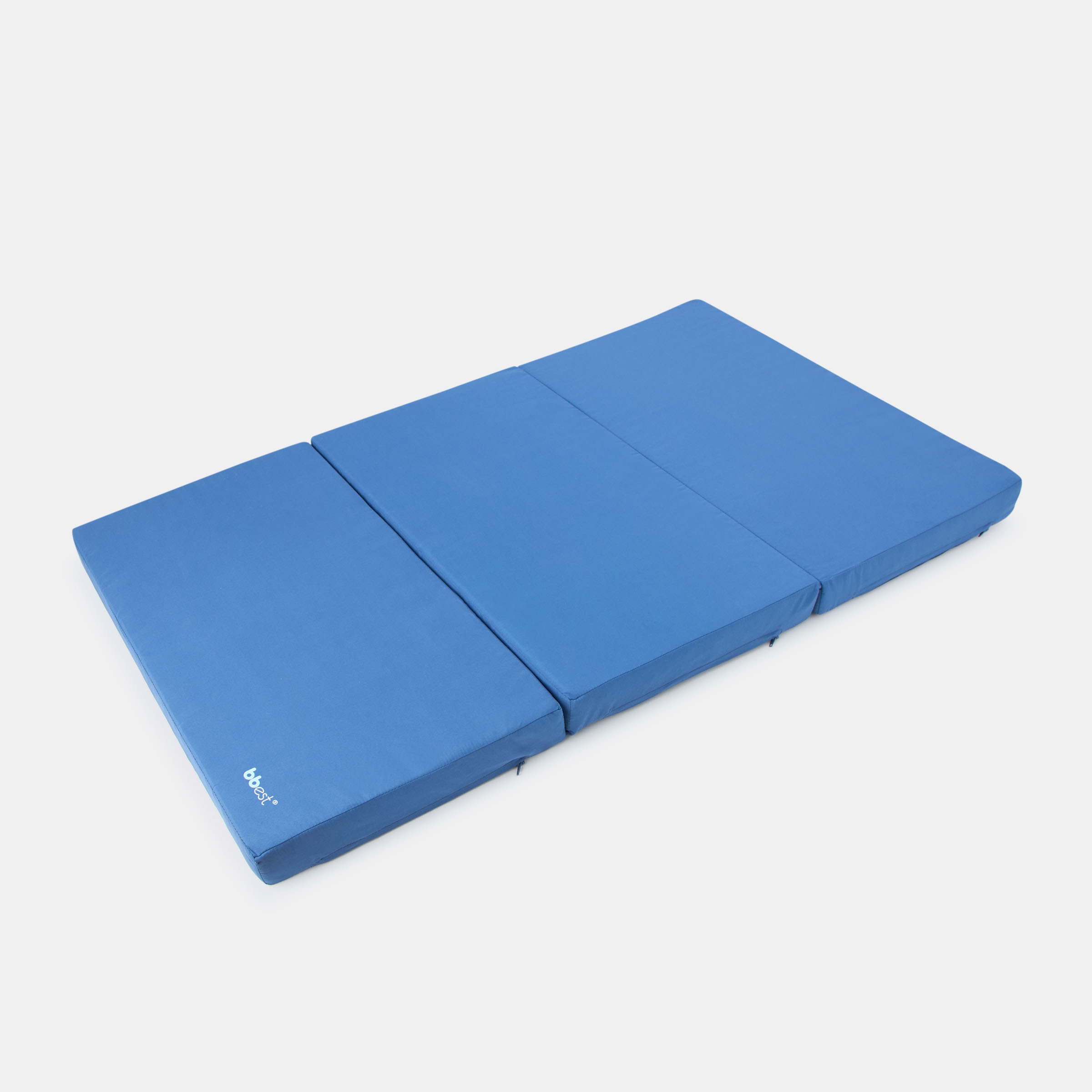 Colchão de Viagem Dobrável com Saco de Transporte - 60x120 cm Azul-3