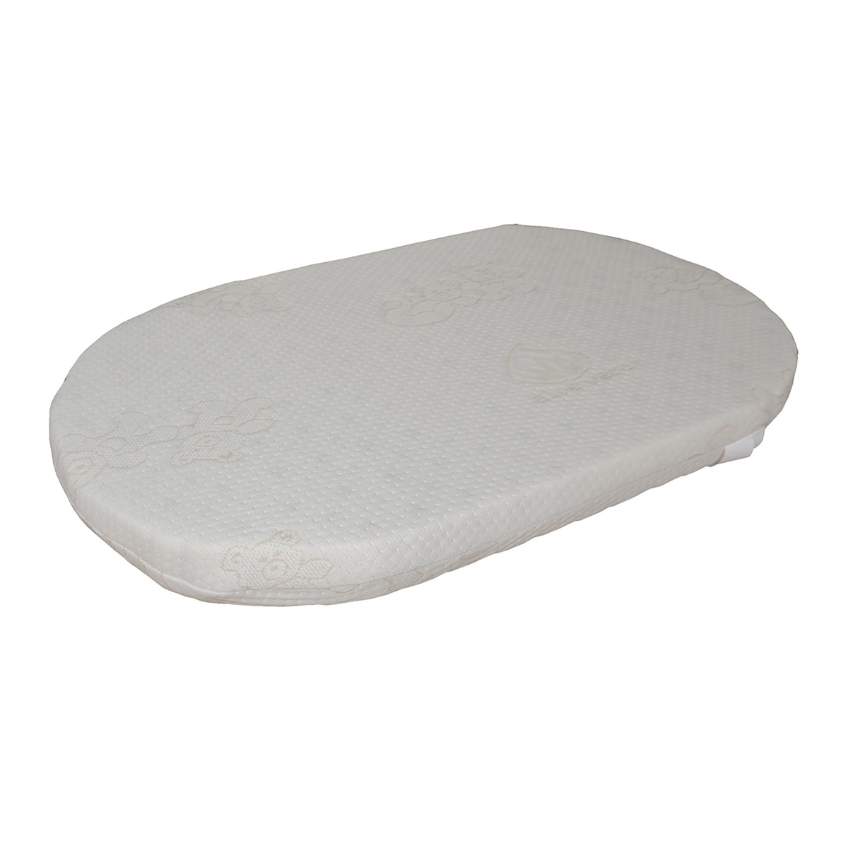 Imagem 0 de Colchão para Mini-berço de látex oval branco
