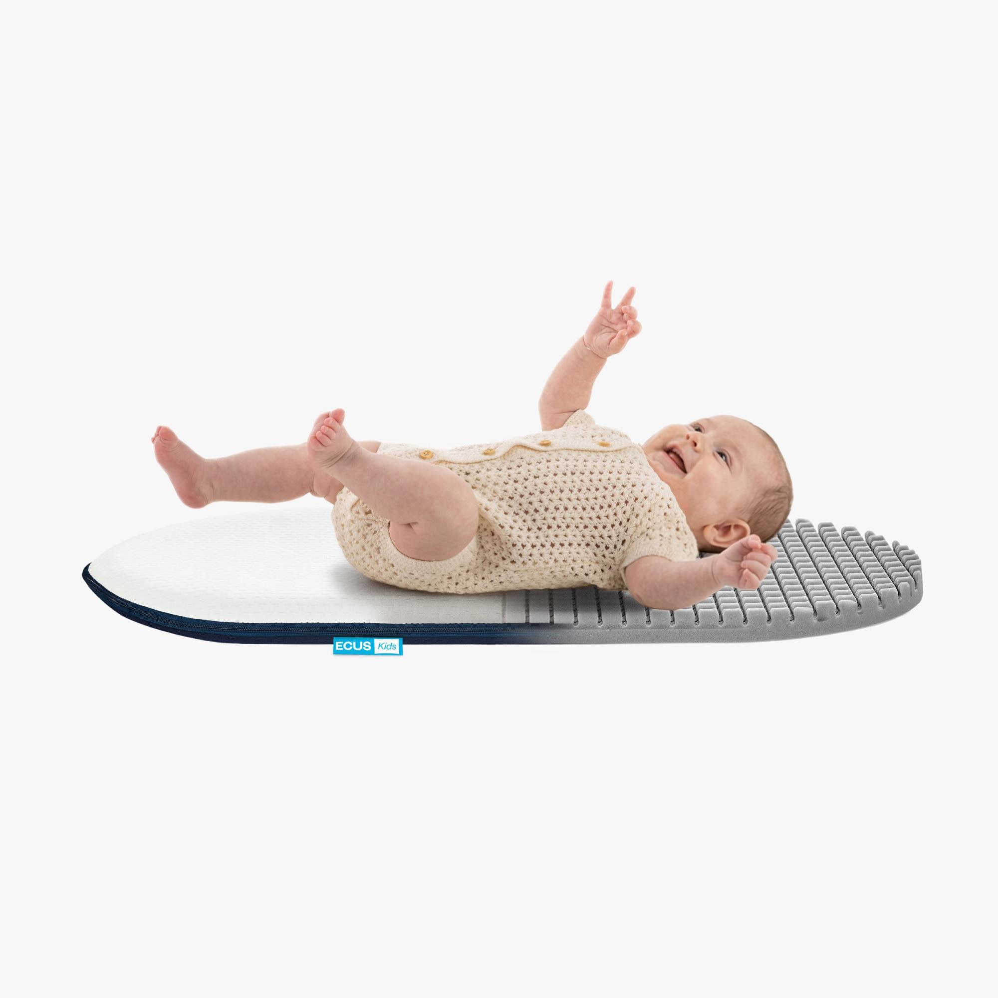 Colchón para Capazo Ecus Kids Ecuscare (disponible en varias medidas) - Blanco Blanco-2