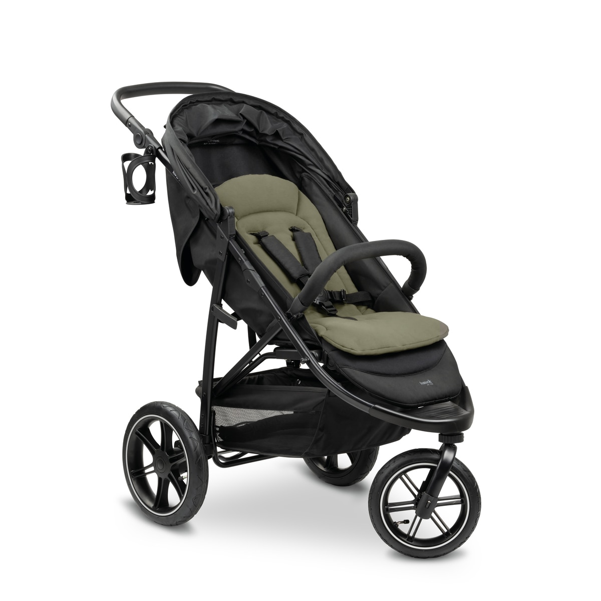 Colchoneta Universal para silla de paseo Hauck Pushchair Seat Liner Verde militar Verde militar-12