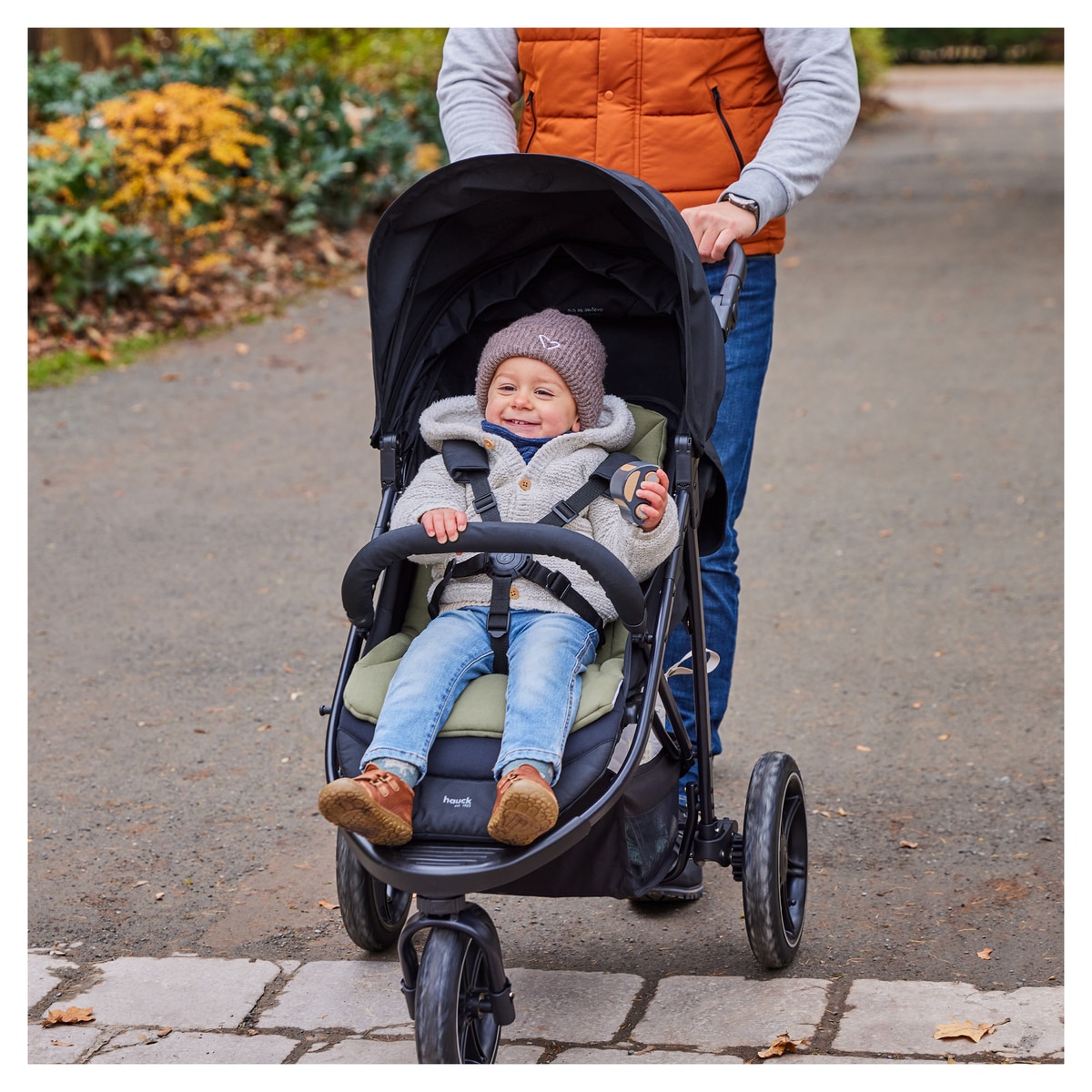 Colchoneta Universal para silla de paseo Hauck Pushchair Seat Liner Verde militar Verde militar-15