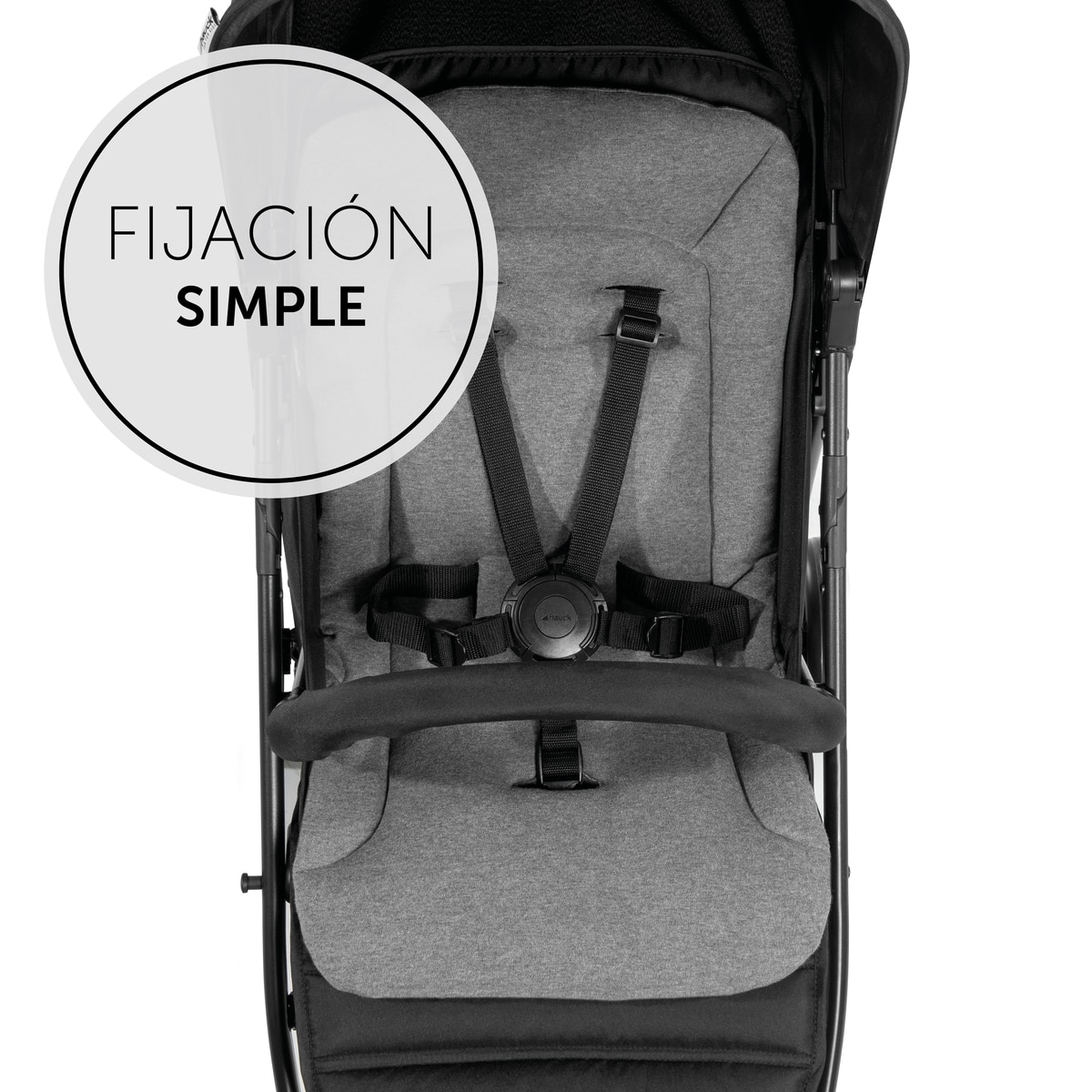 Colchão Universal para Carrinho de Passeio Pushchair Seat Liner Cinzento-escuro-4