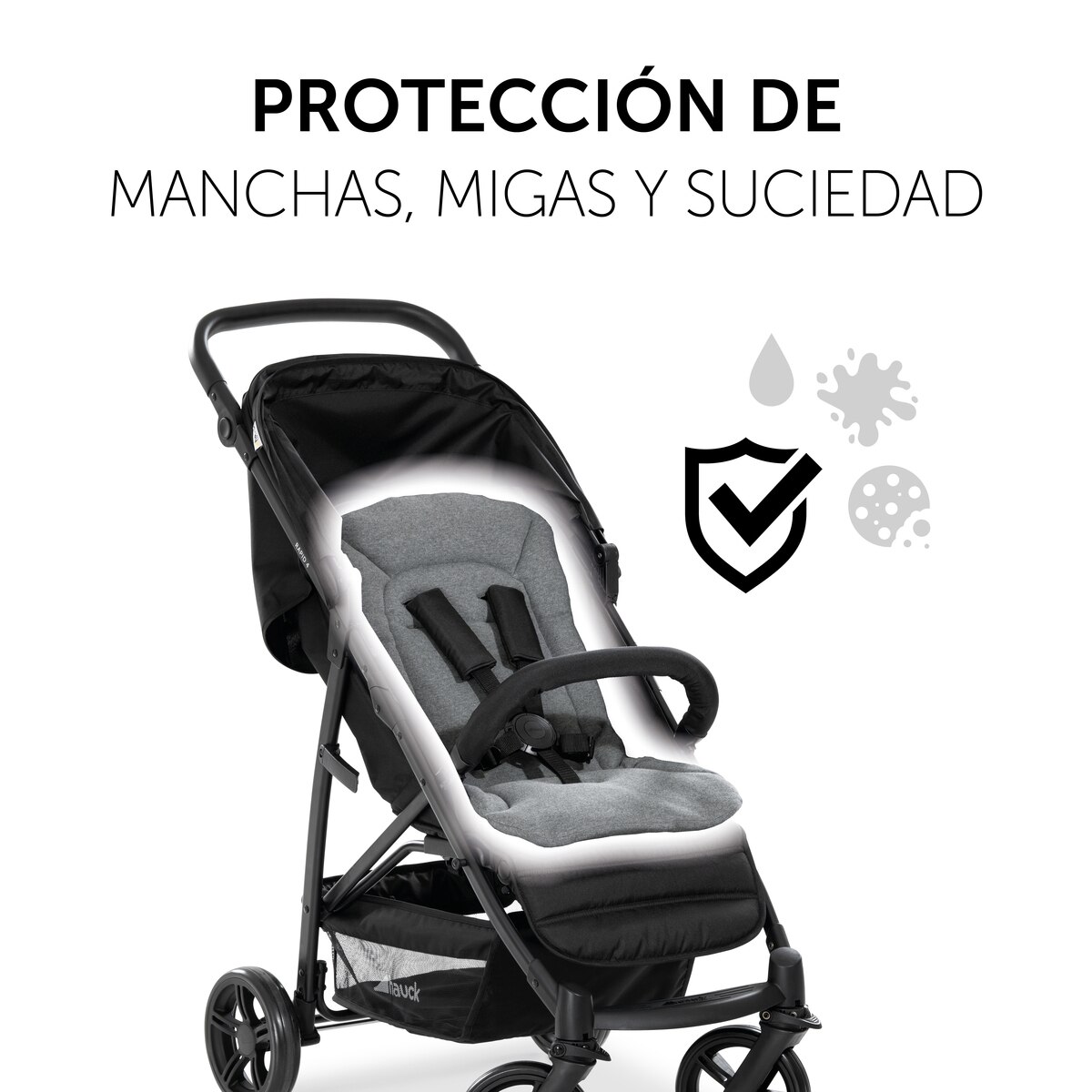 Colchão Universal para Carrinho de Passeio Pushchair Seat Liner Cinzento-escuro-8