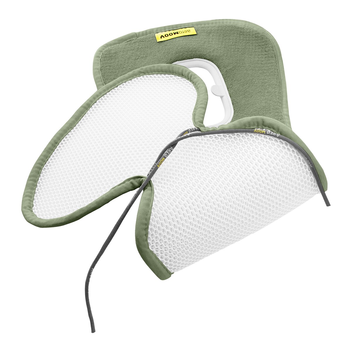Colchoneta 3D para silla de coche Grupo 0 AeroMoov Verde oscuro Verde oscuro-2