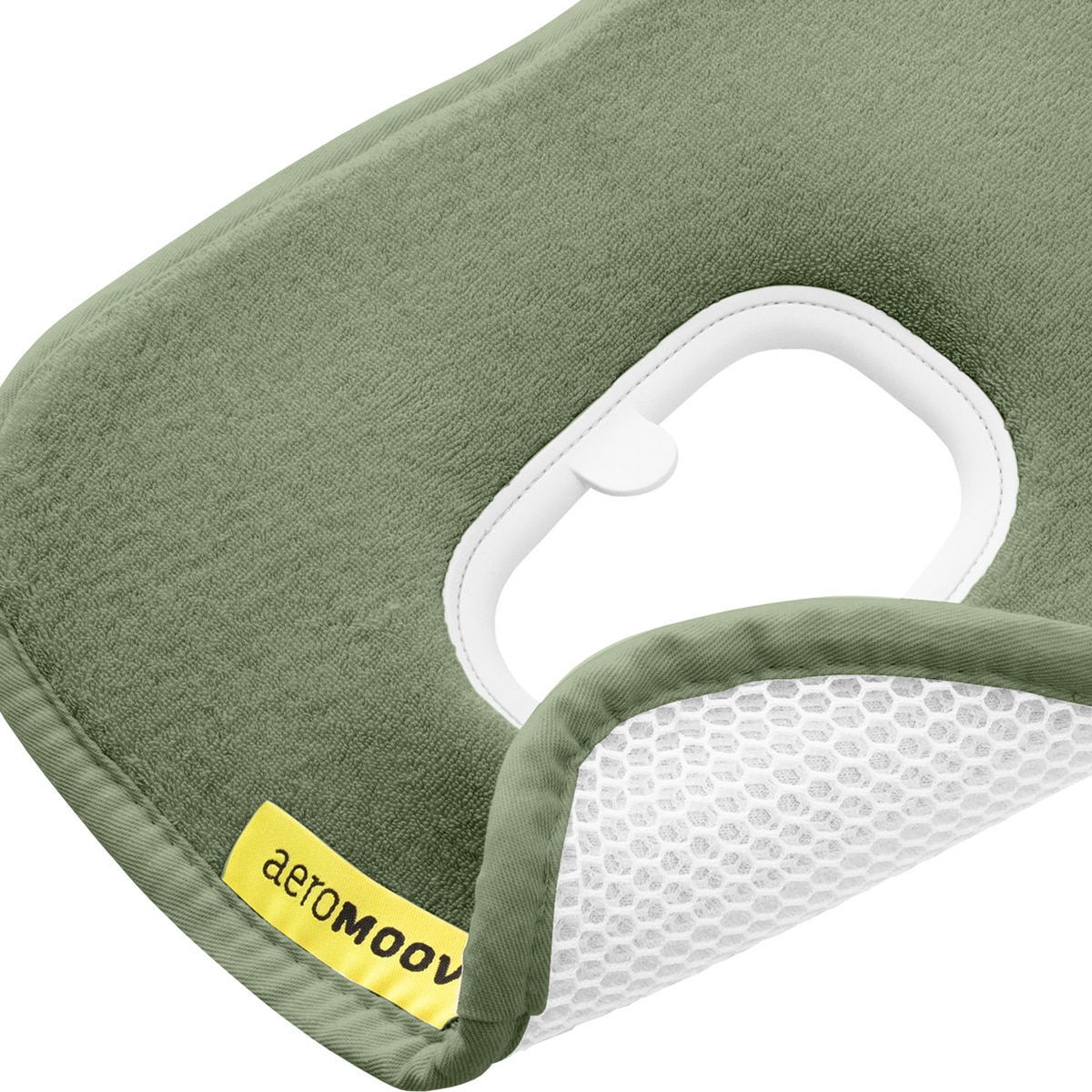Colchoneta 3D para silla de coche Grupo 0 AeroMoov Verde oscuro Verde oscuro-3