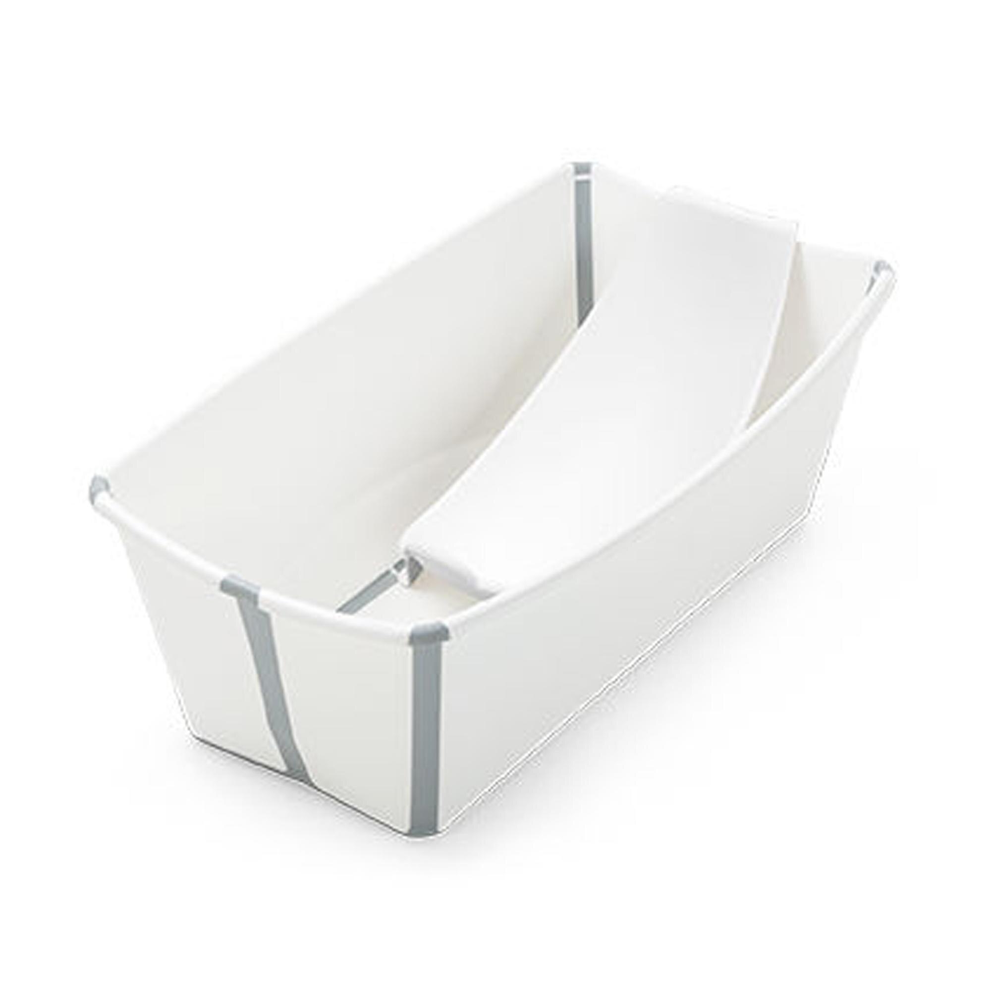 Bañera Stokke® Flexi Bath® con soporte para recién nacido - Blanco Blanco-3