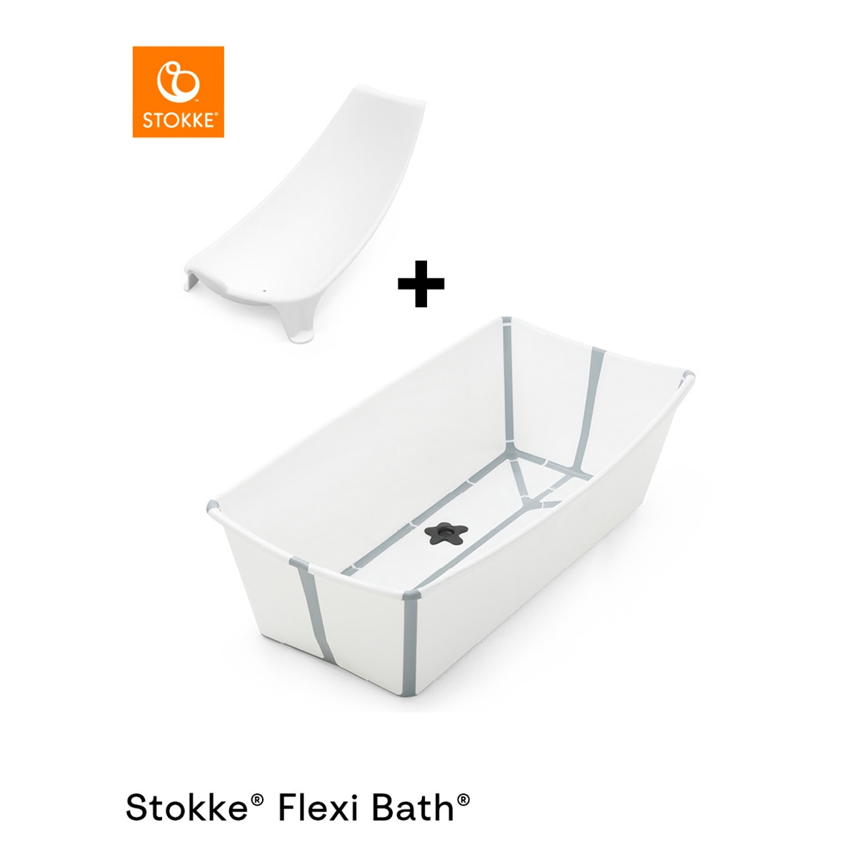 Stokke® Flexi Bath® Extragrande Paquete - Gris Gris-3