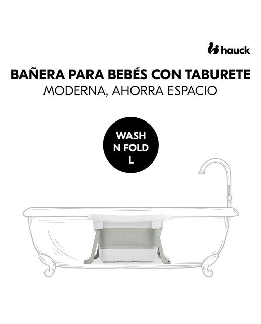 Banheira Dobrável XL Wash N Fold L Branco-2