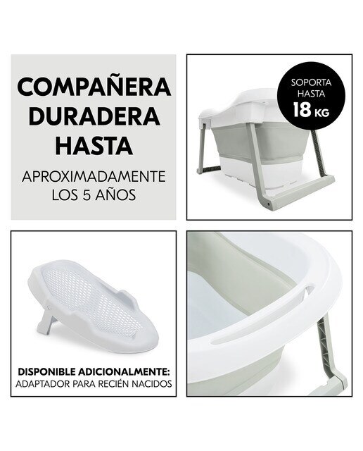 Banheira Dobrável XL Wash N Fold L Branco-5