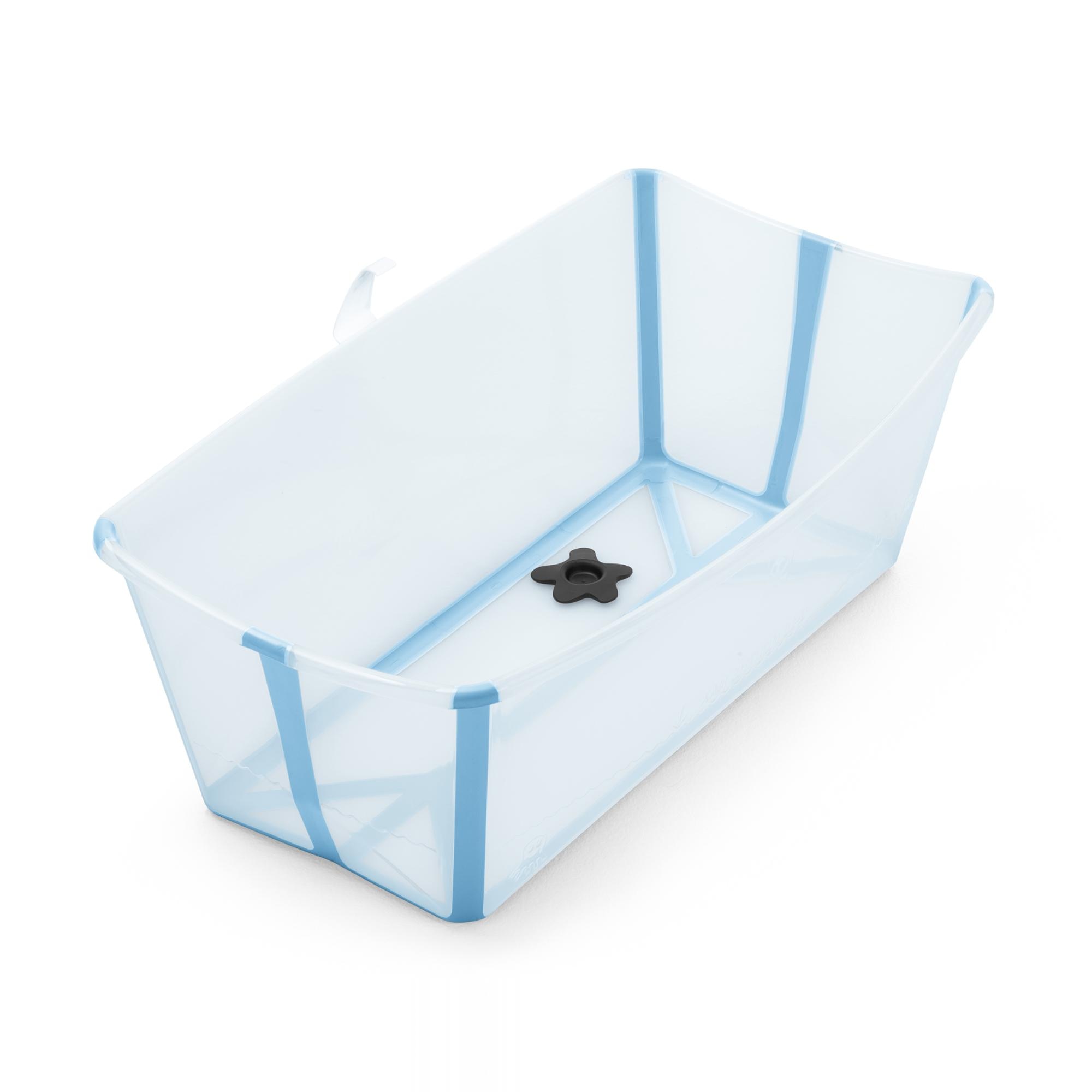Banheira Desdobrável Flexi Bath com Tampão Sensível ao Calor Azul-marinho-1