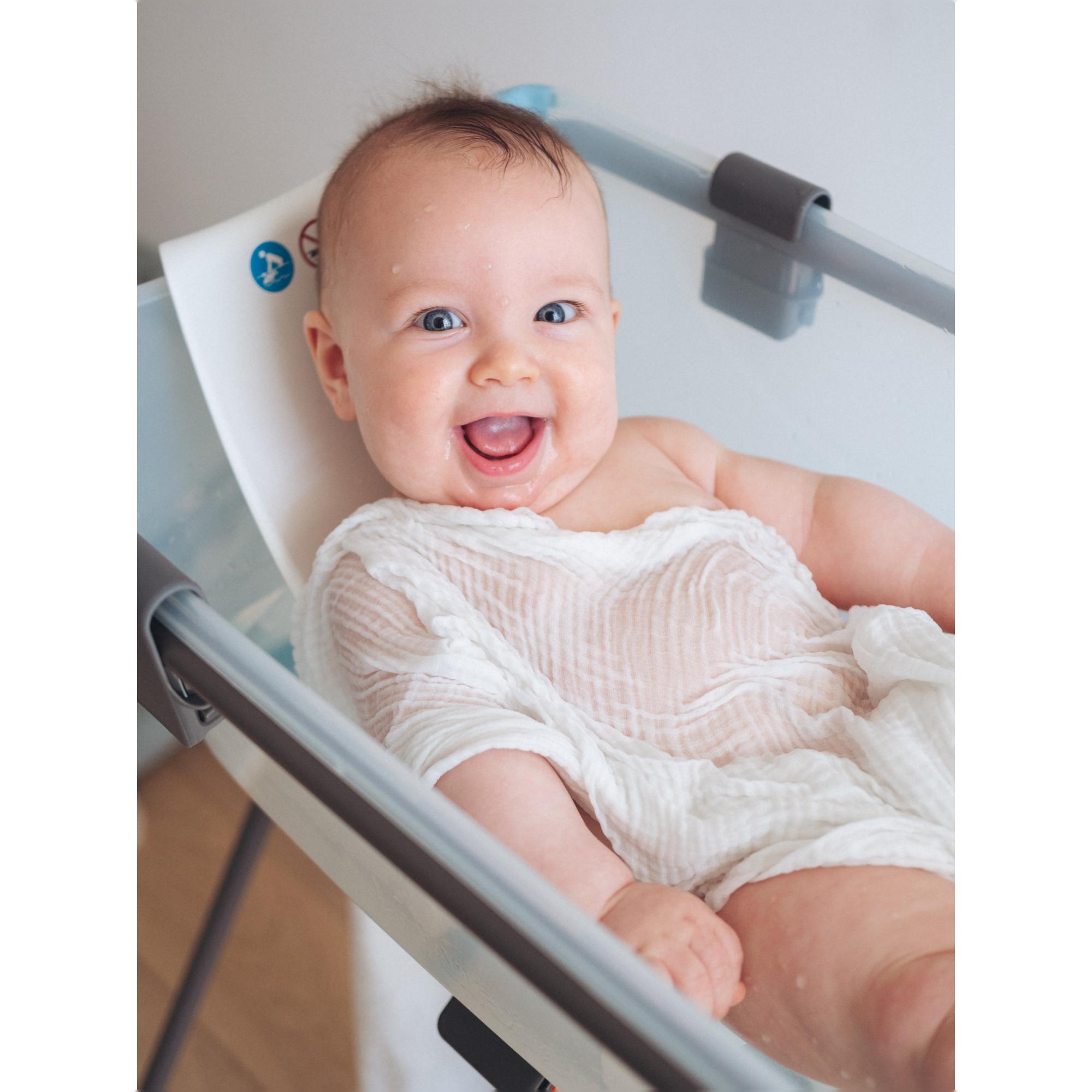 Bañera plegable Stokke ® Flexi Bath con tapón sensible al calor - Azul marino Azul marino-6