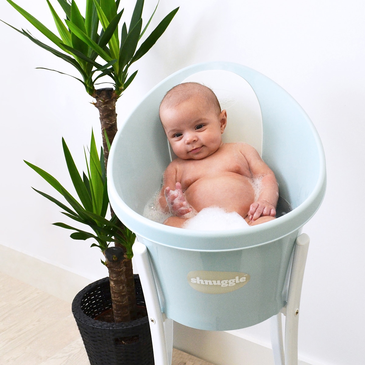Banheira Ergonómica Shnuggle Verde-claro-4