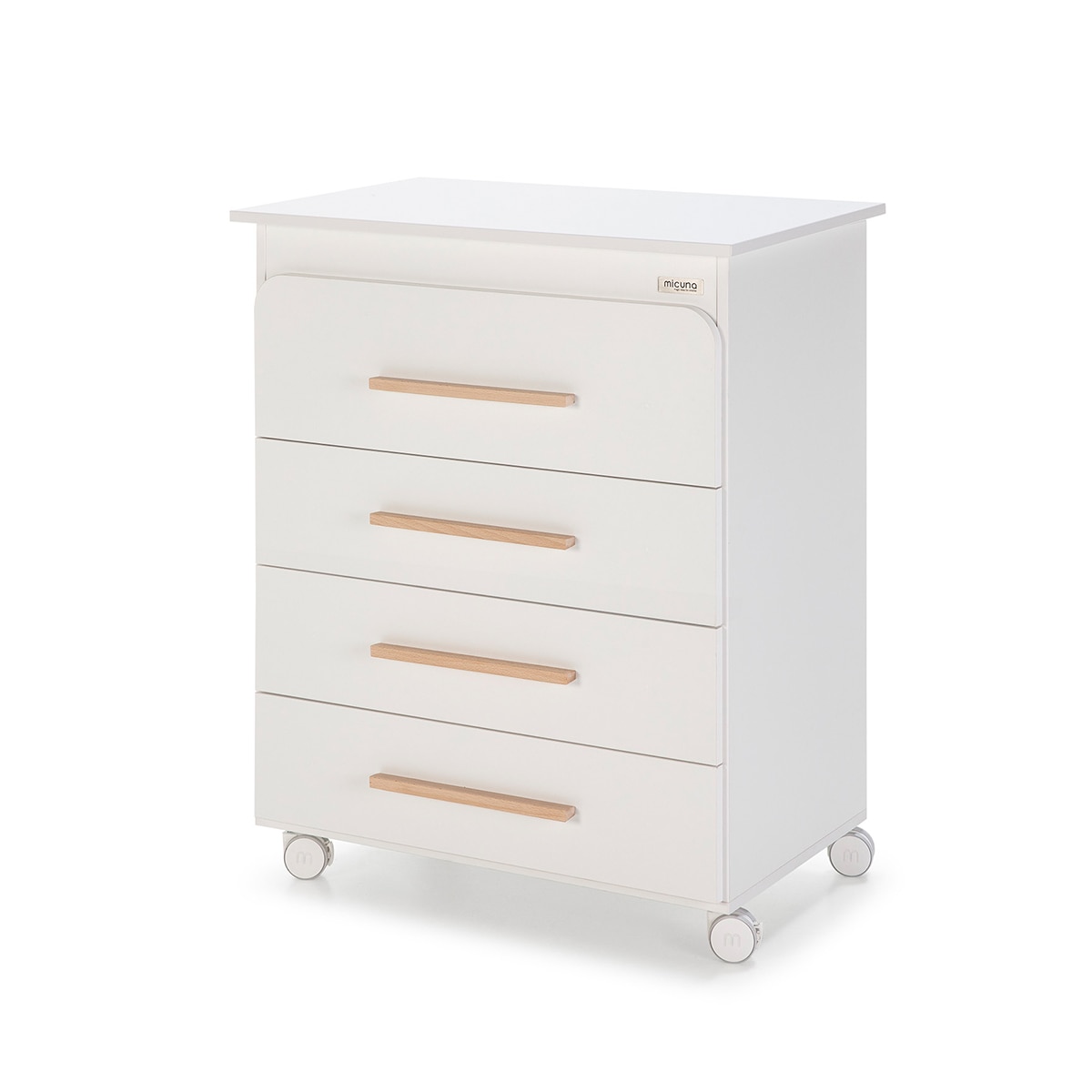 Cómoda com Banheira e Muda-fraldas (4 Gavetas) Trevi Branco-3