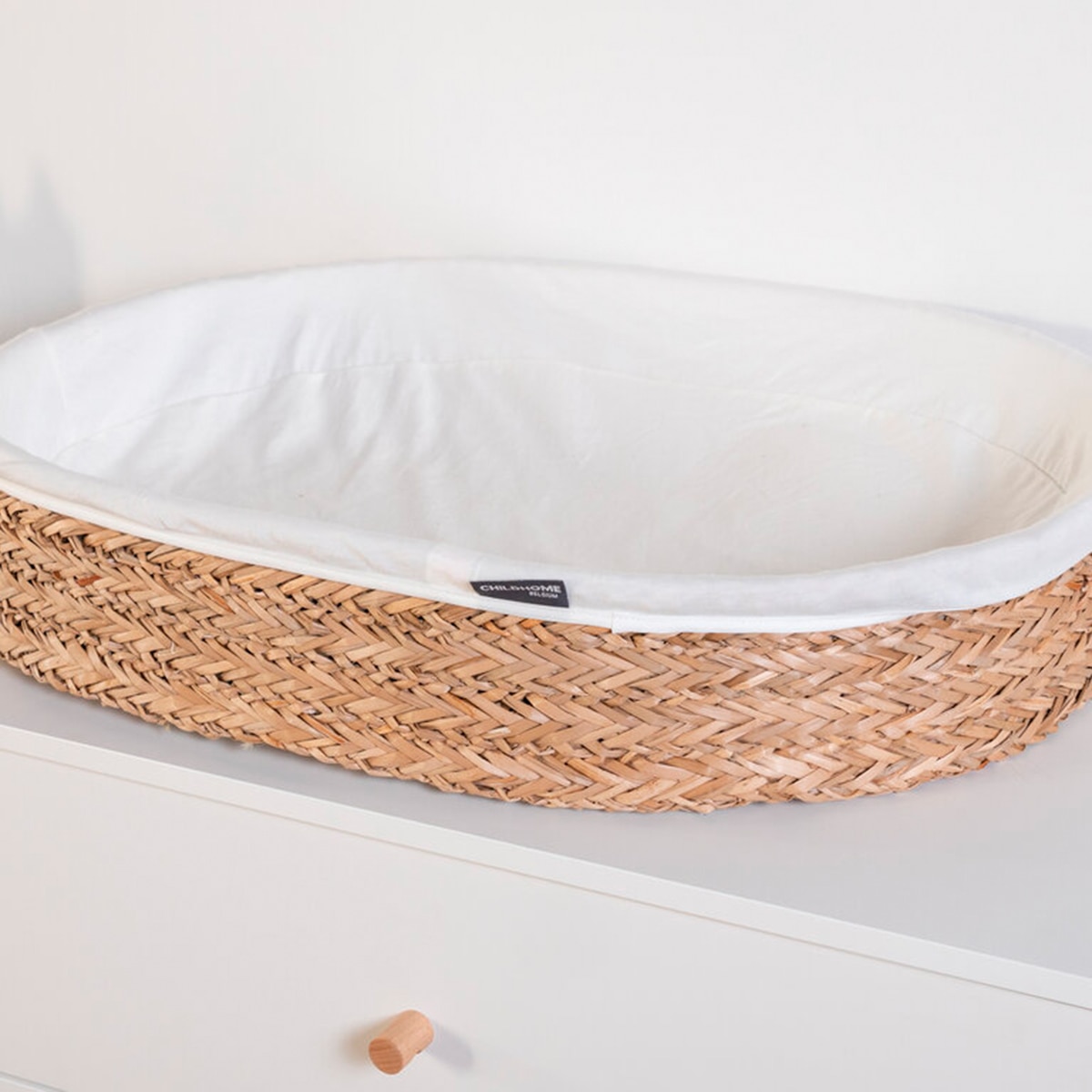 Cesta Muda Fraldas de Vime Multicolor-7