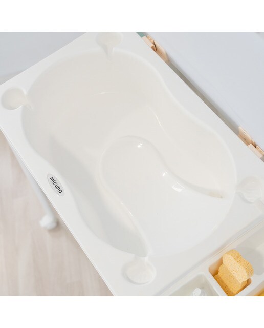 Móvel com Banheira e Muda-fraldas Smart Branco-2