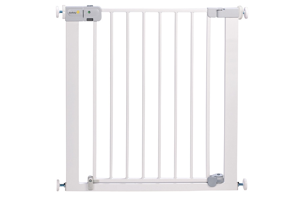 Safety 1st - Barrera de Seguridad Safety 1st Auto Close White para Puerta blanco.